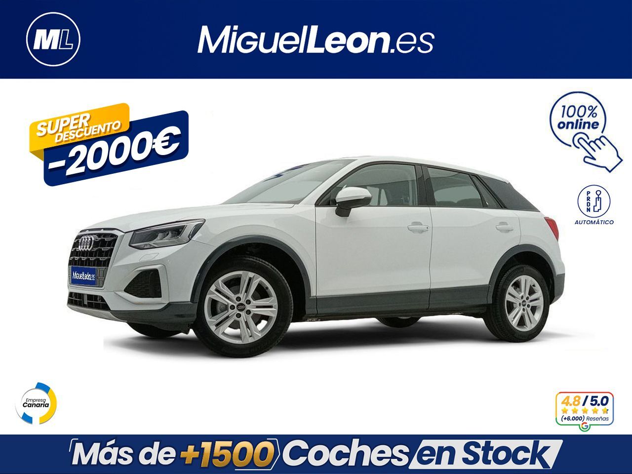 AUDI Q2 (35 TFSI 110kW (150CV) S tronic) en Palmas, Las