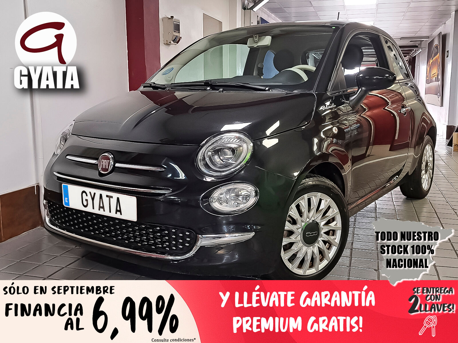 FIAT 500 (1.0 Hybrid Dolcevita 51 kW (70 CV)) en Madrid