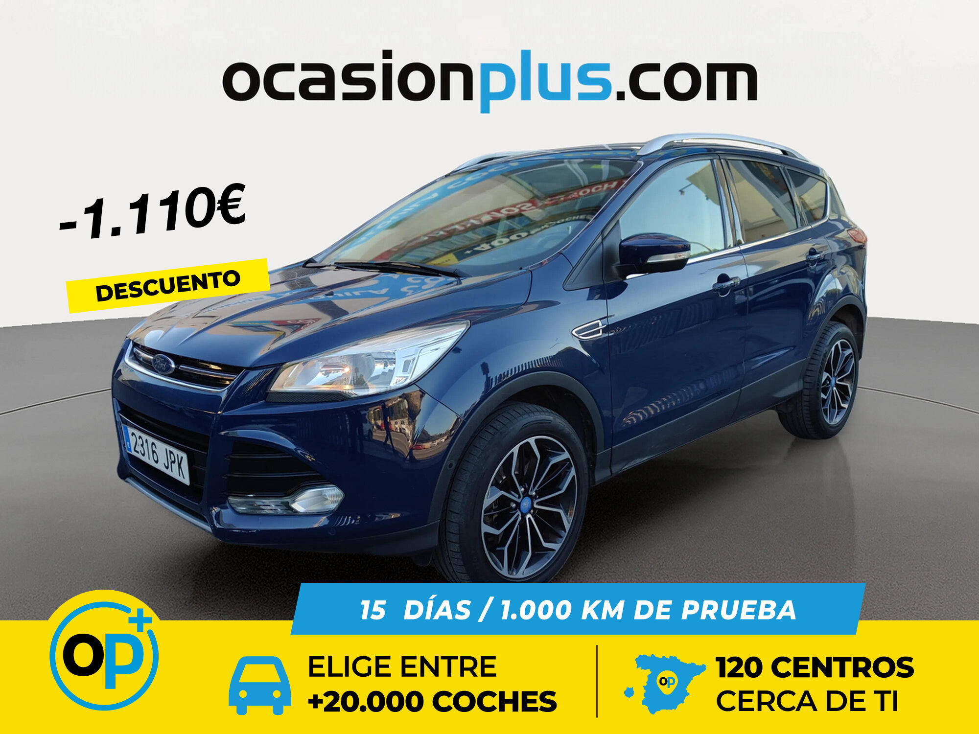 FORD Kuga (2.0 TDCI S&S Titanium 4x4 110 kW (150 CV)) en Madrid