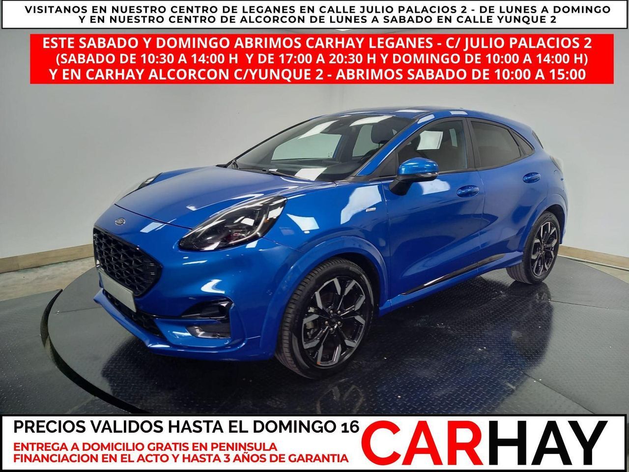 FORD Puma (ST LINE X 1.0 ECOBOOST MHEV 125 CV) en Madrid