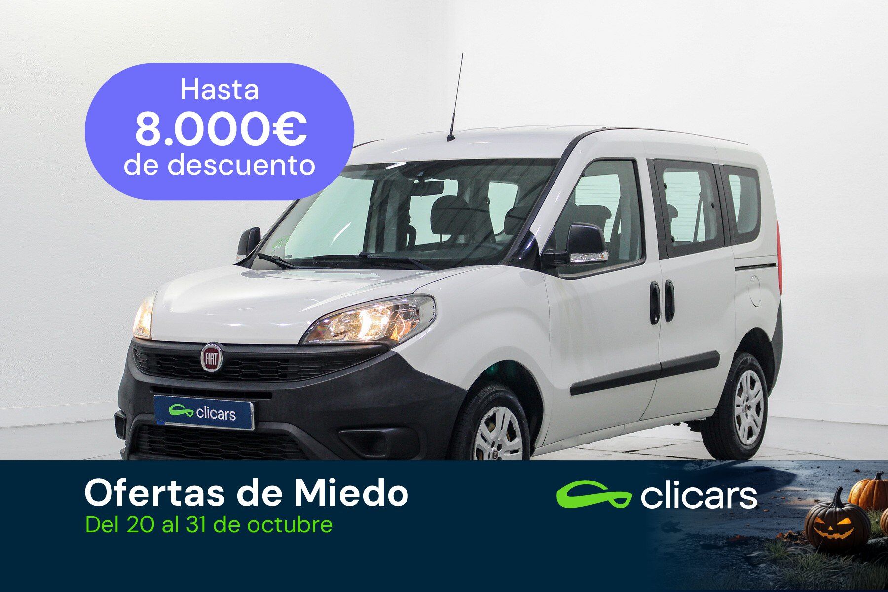 FIAT Dobló (Doblò Panorama 1.3Mjt Pop 70kW N1) en Madrid