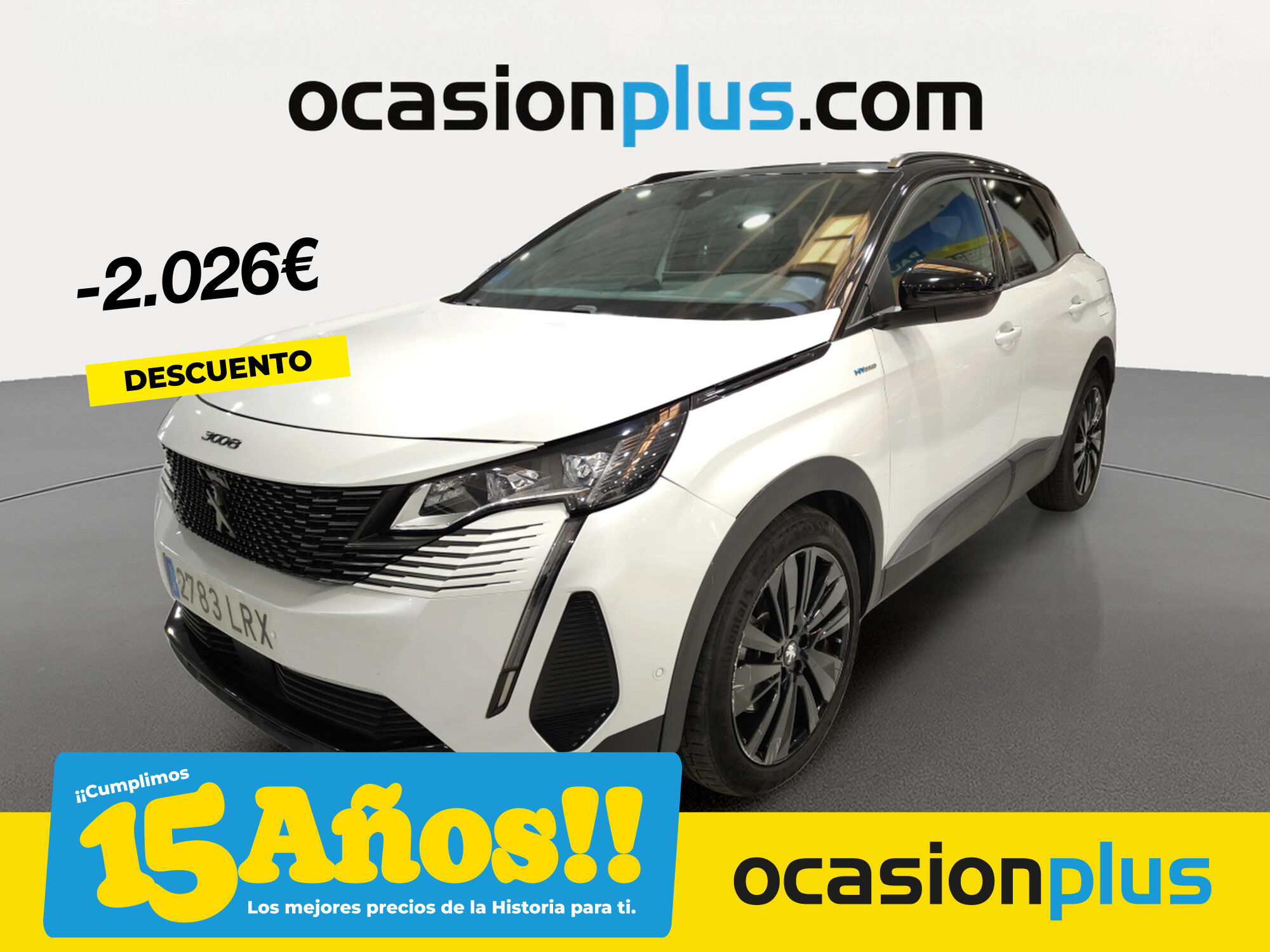 PEUGEOT 3008 (Hybrid 225 GT Pack e-EAT8 165 kW (225 CV)) en Madrid