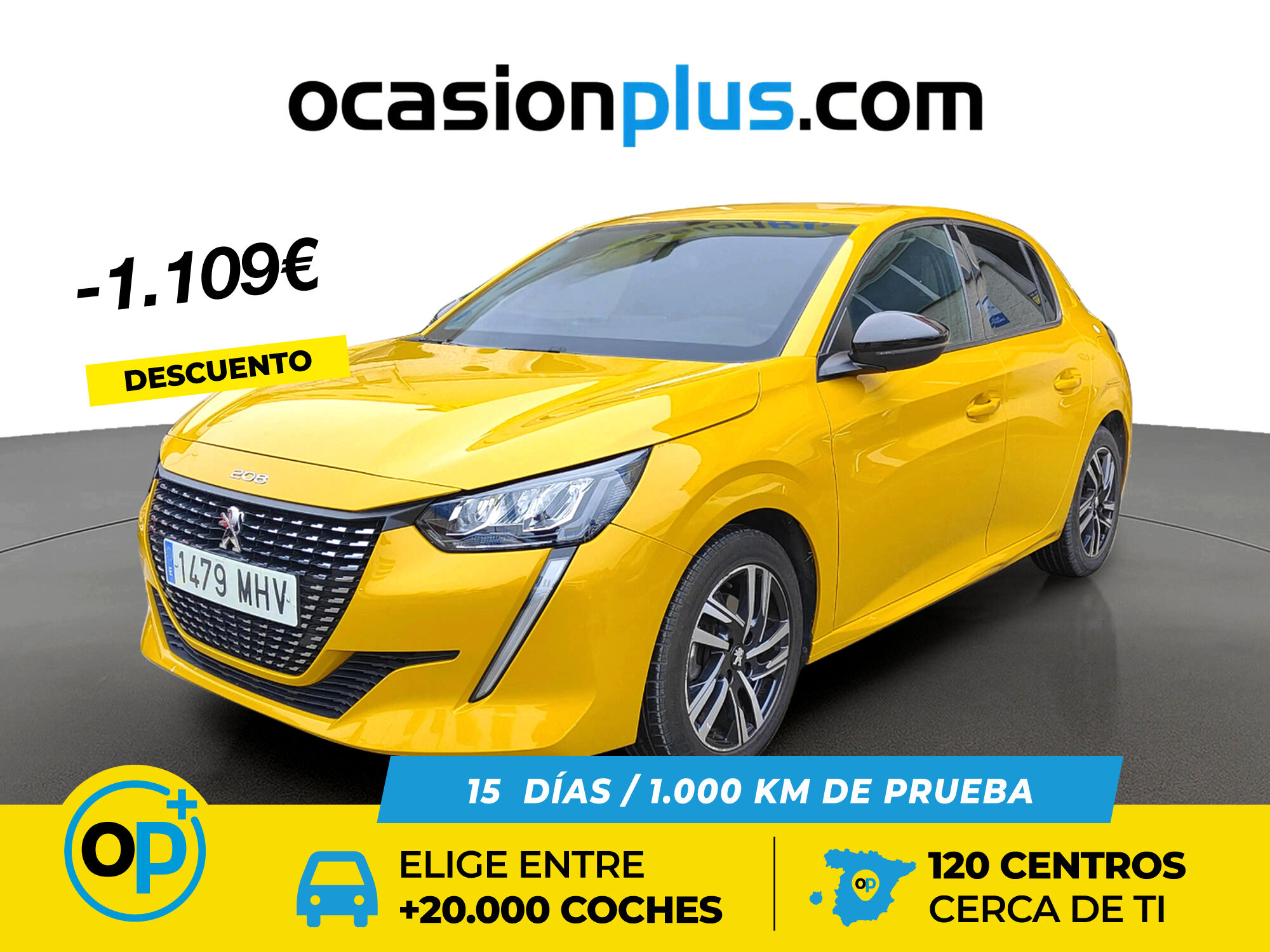 PEUGEOT 208 (PureTech 100 Allure 75 kW (100 CV)) en Madrid