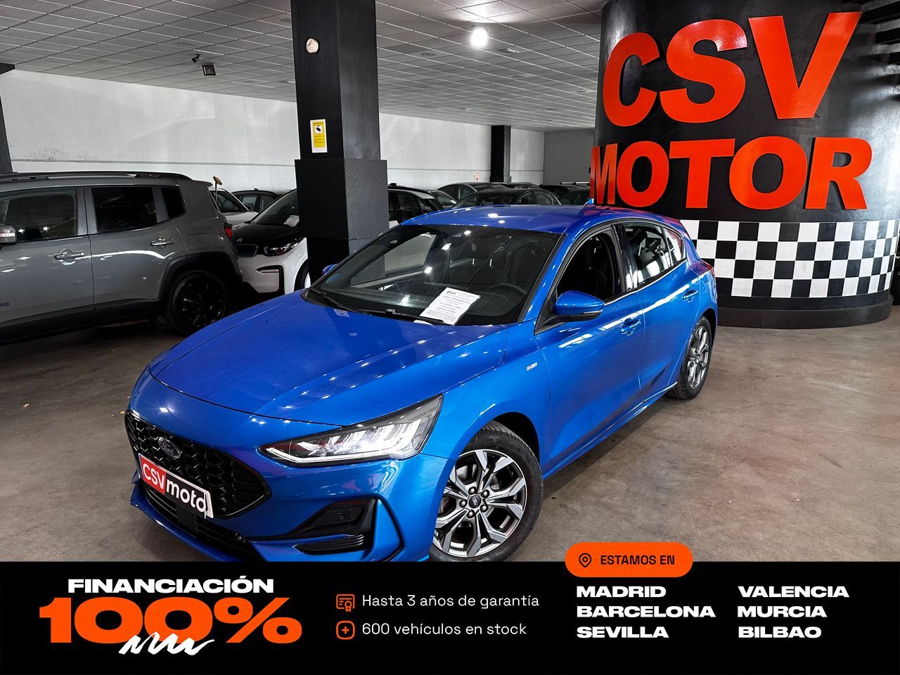 FORD Focus (1.0 Ecoboost MHEV 92kW ST-Line) en Madrid
