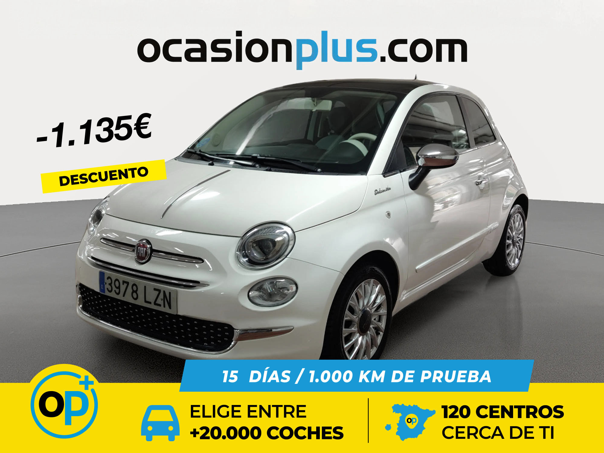 FIAT 500 (1.0 Hybrid Dolcevita 51 kW (70 CV)) en Madrid