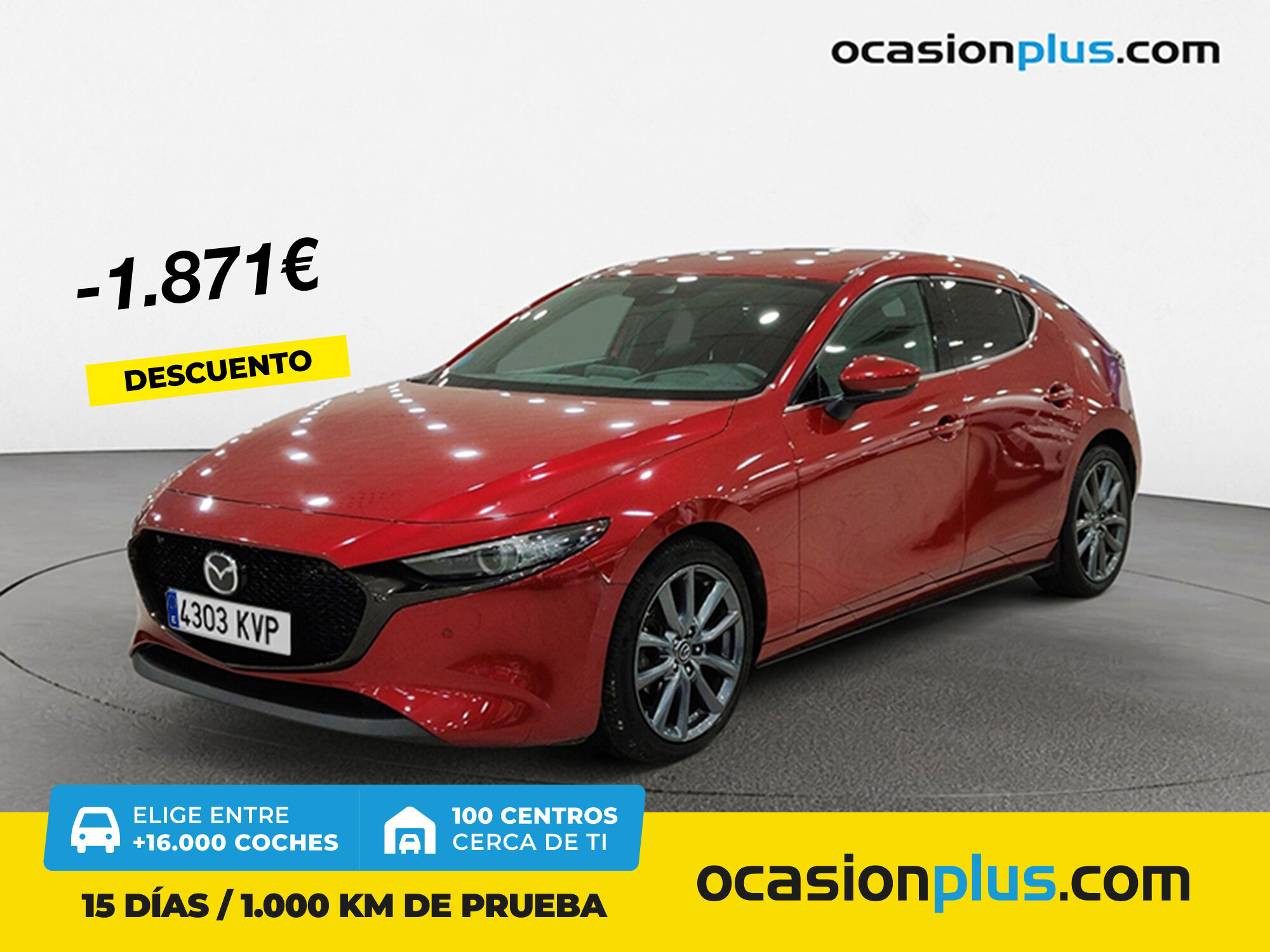 MAZDA Mazda3 (2.0 Skyactiv-G Zenith Safety Black 89 kW (122 CV)) en Madrid