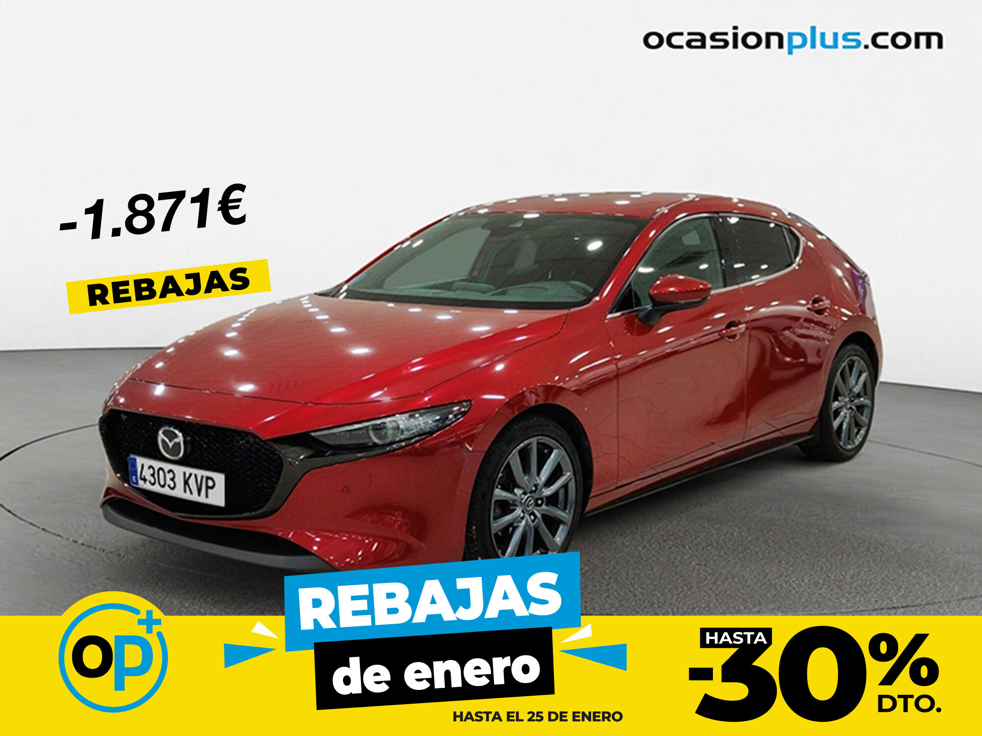 MAZDA Mazda3 (2.0 Skyactiv-G Zenith Safety Black 89 kW (122 CV)) en Madrid