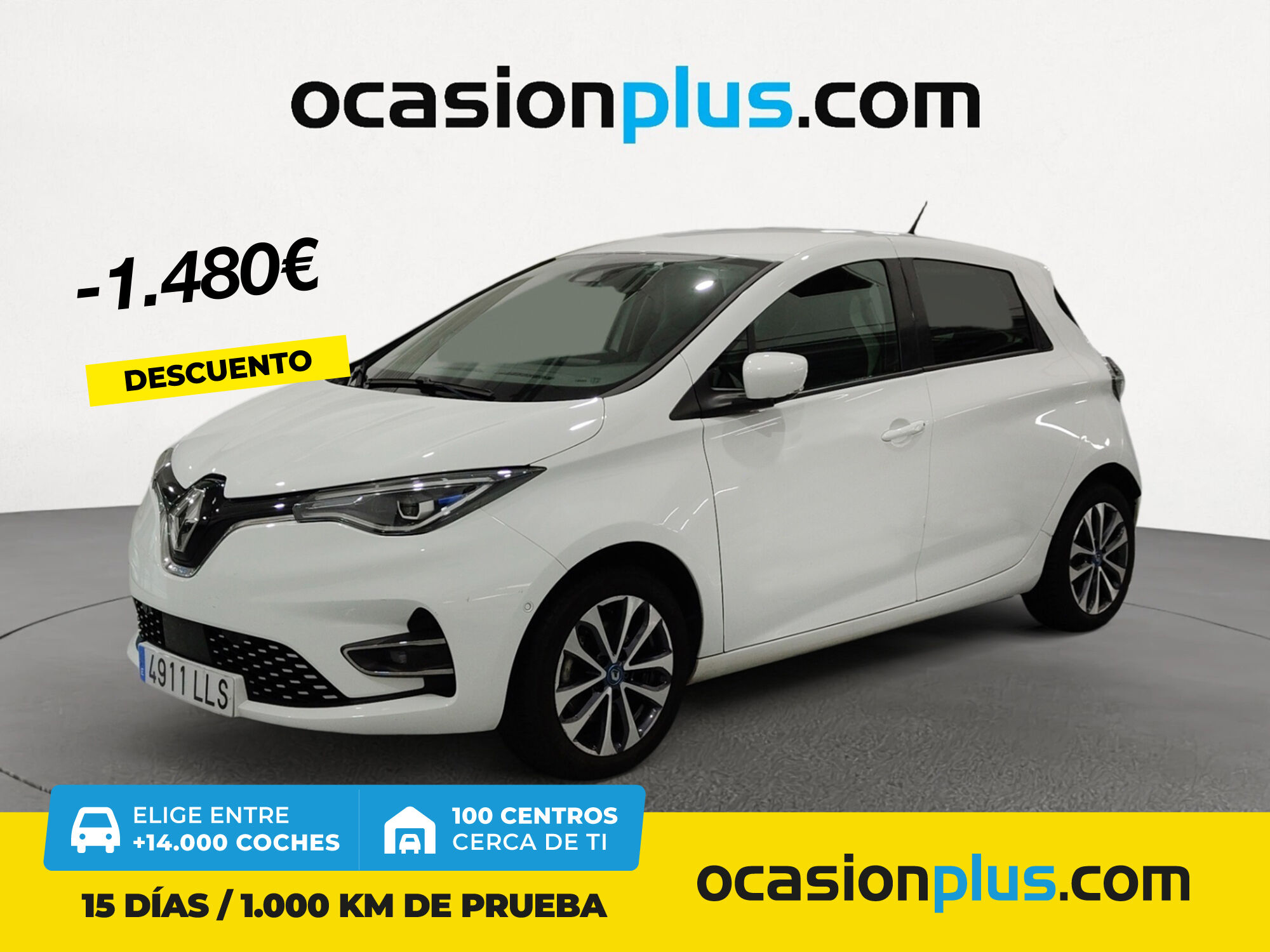 RENAULT Zoe (Zen 100 kW R135 Bateria 50kWh 99 kW (135 CV)) en Madrid