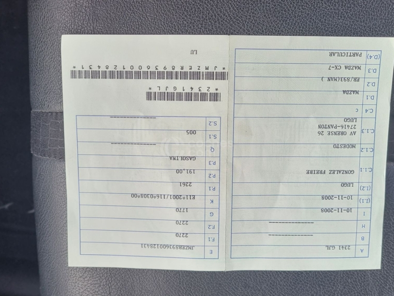 Foto del MAZDA CX-7 2.3 Sportive Turbo