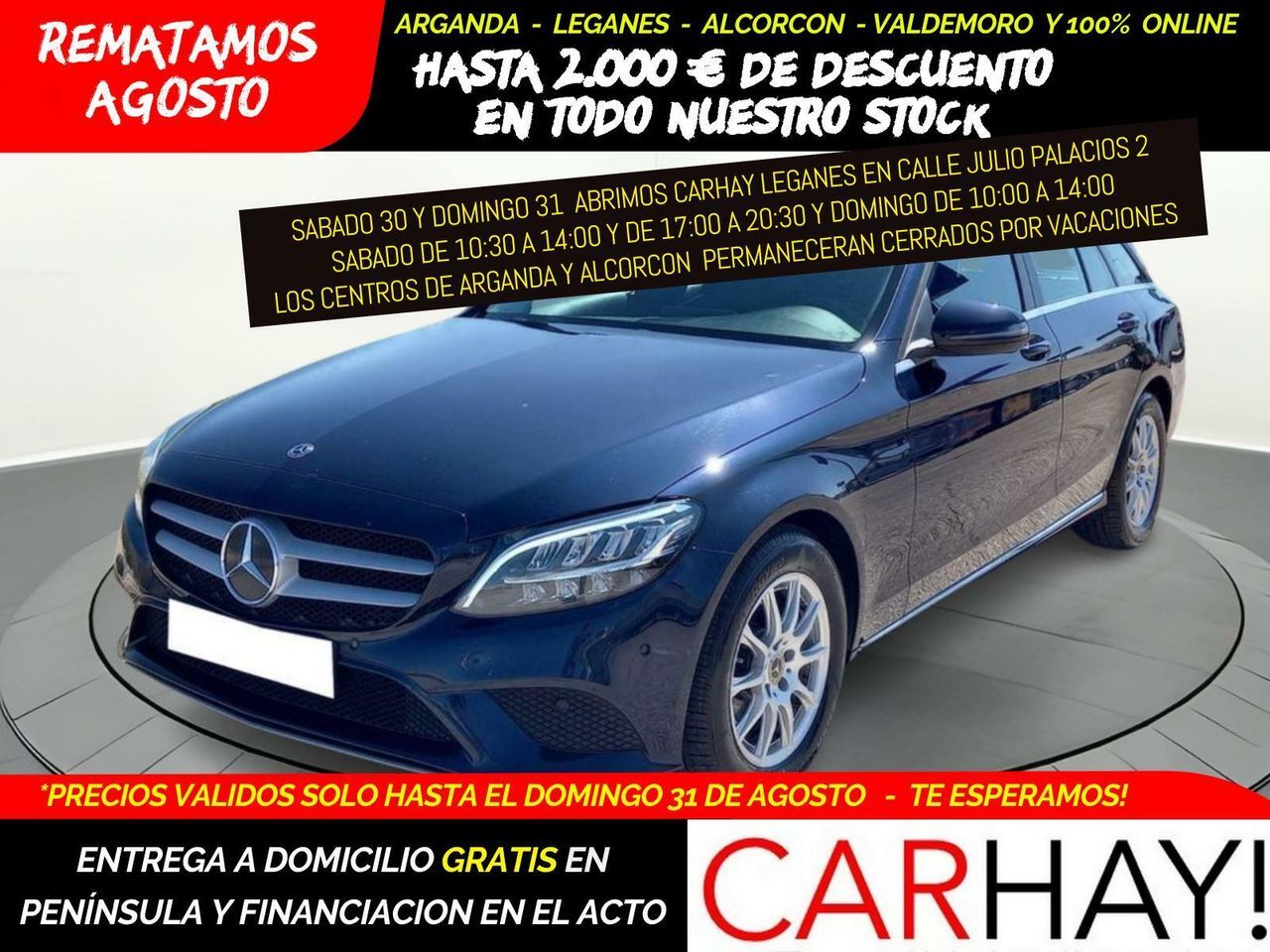 MERCEDES Clase C (200 D BUSINESS SOLUTION) en Madrid