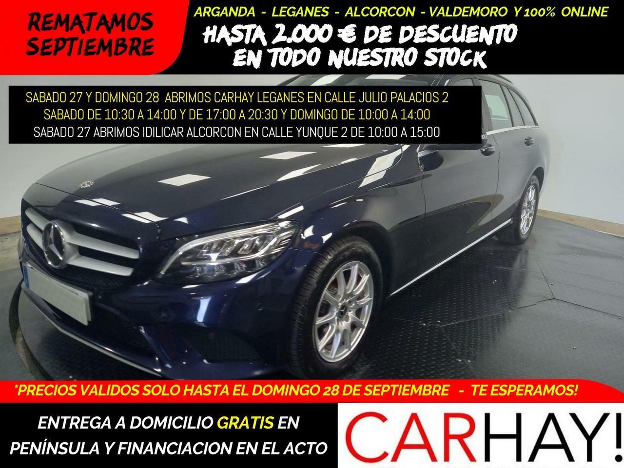 MERCEDES Clase C (200 D BUSINESS SOLUTION) en Madrid