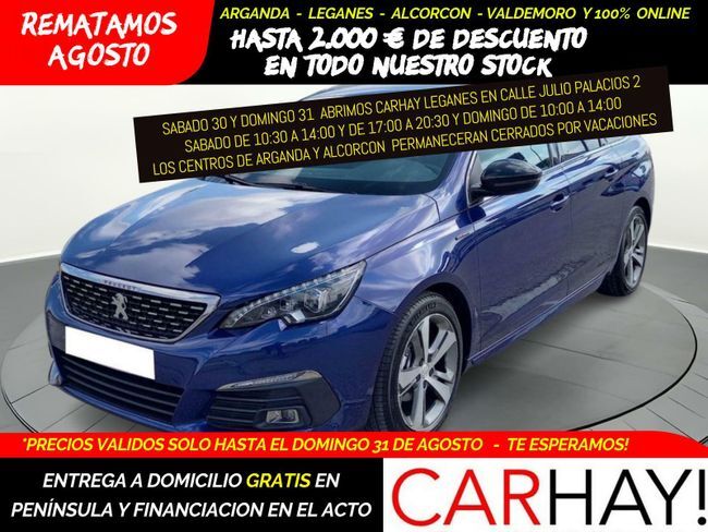 PEUGEOT 308 (SW 1.5 BLUE HDI 130 GT LINE (EU6.2) 5D) en Madrid