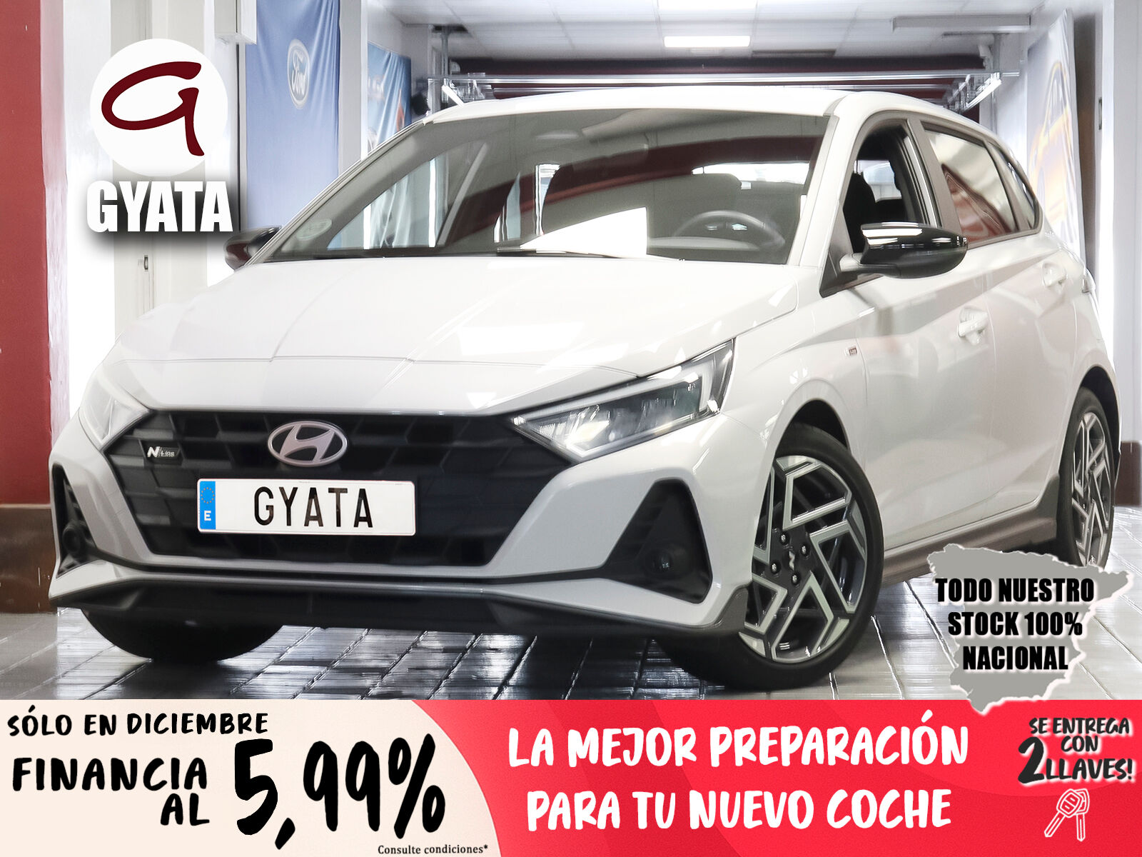 HYUNDAI i20 (1.2 MPI N Line 59 kW (79 CV)) en Madrid