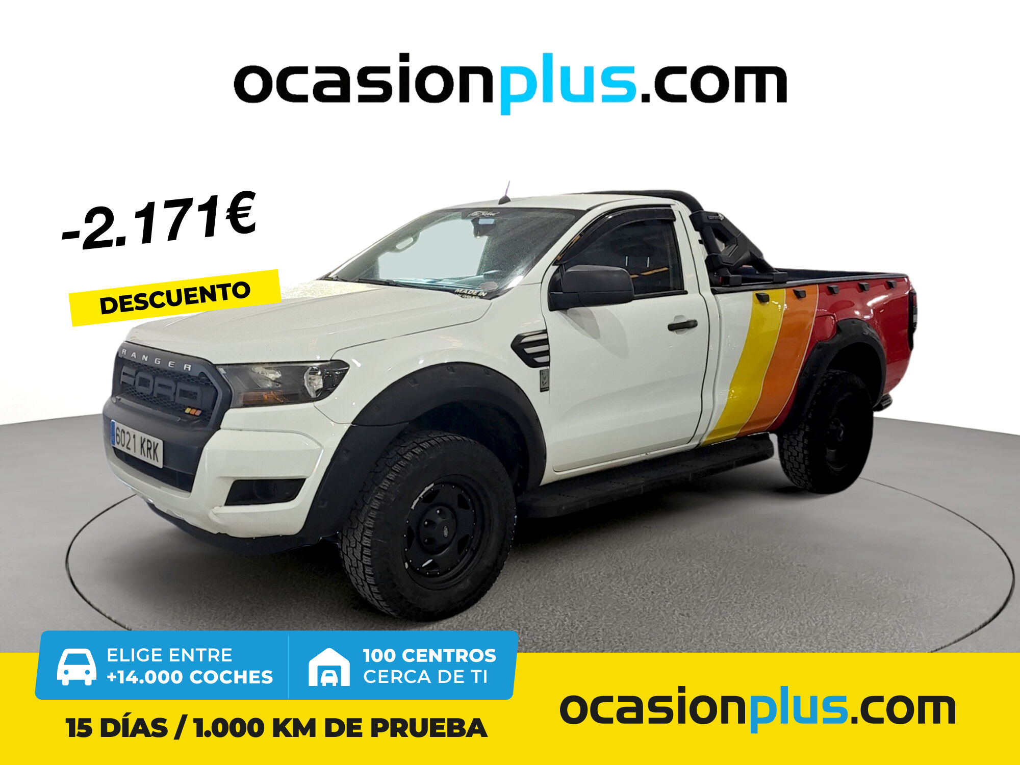 FORD Ranger (Pickup 2.2 TDCi Cabina Sencilla XL 4x4 118 kW (160 CV)) en Mad