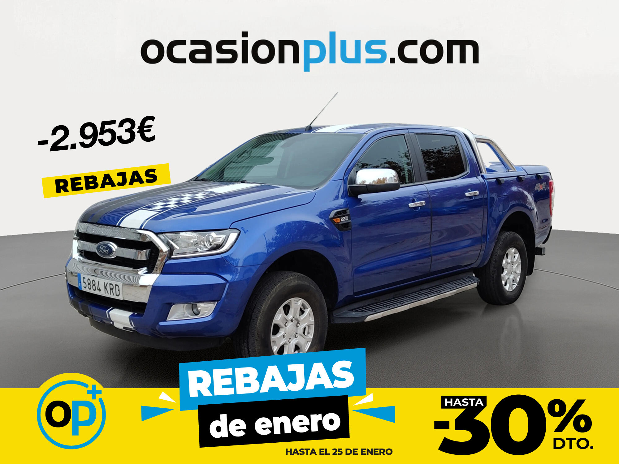 FORD Ranger (Pickup 2.2 TDCi S&S Doble Cabina XLT 4x4 118 kW (160 CV)) en M