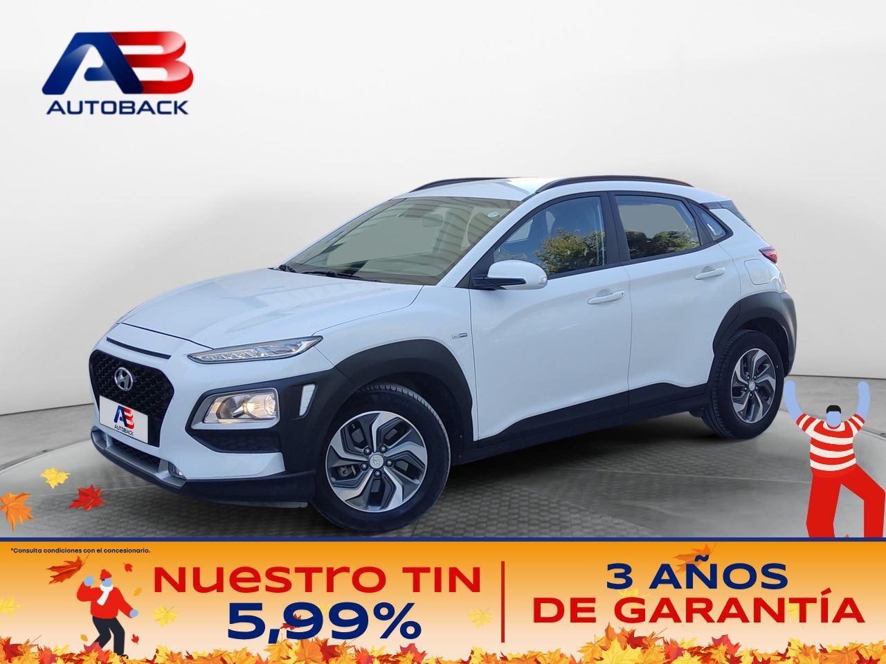 HYUNDAI Kona (1.6 GDI HEV Klass DCT) en Madrid