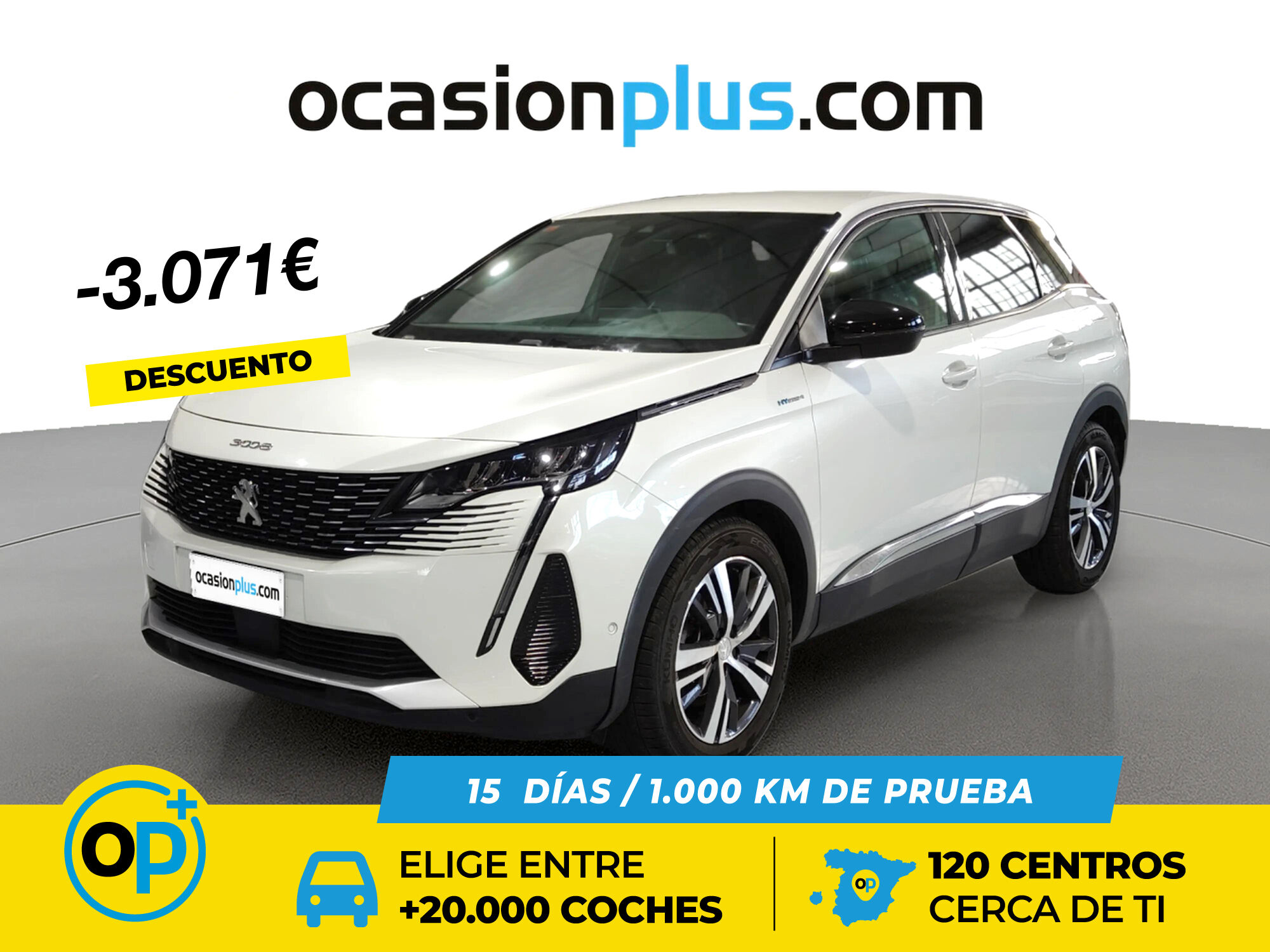 PEUGEOT 3008 (Hybrid 300 Allure Pack e-EAT8 221 kW (300 CV)) en Madrid