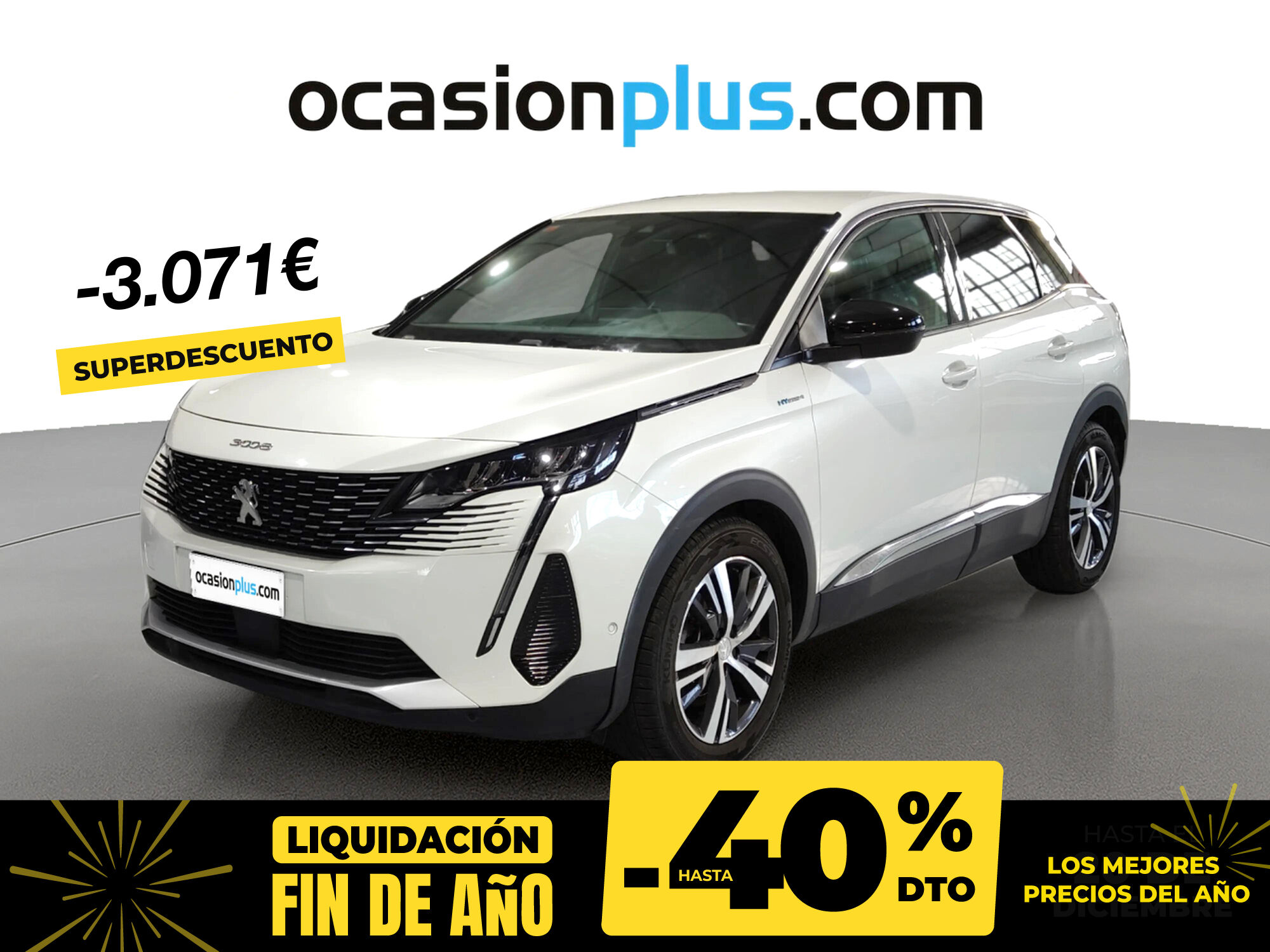 PEUGEOT 3008 (Hybrid 300 Allure Pack e-EAT8 221 kW (300 CV)) en Madrid