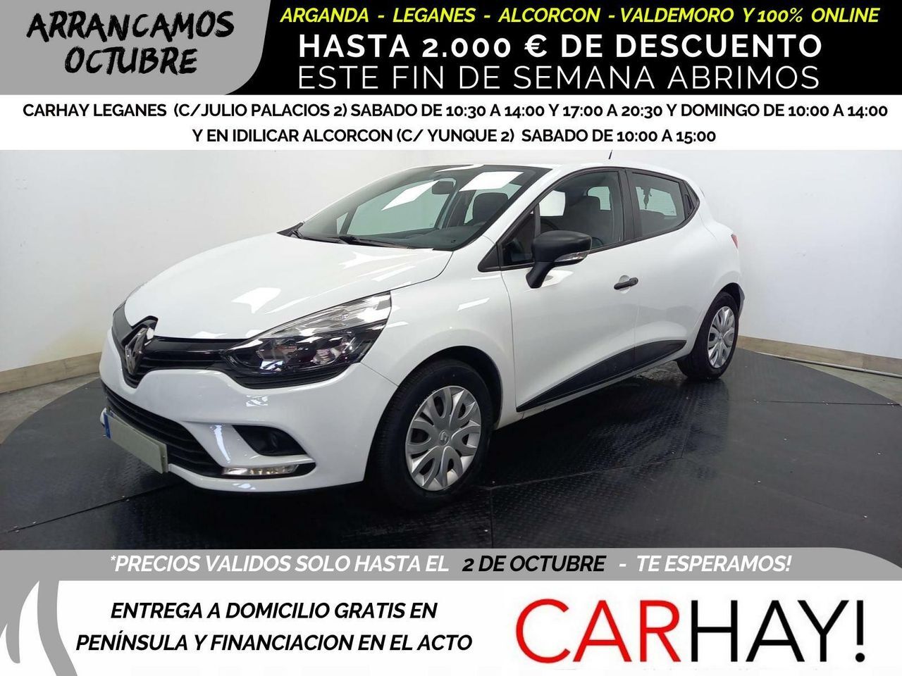 RENAULT Clio (Business TCe 66kW (90CV) GLP) en Madrid