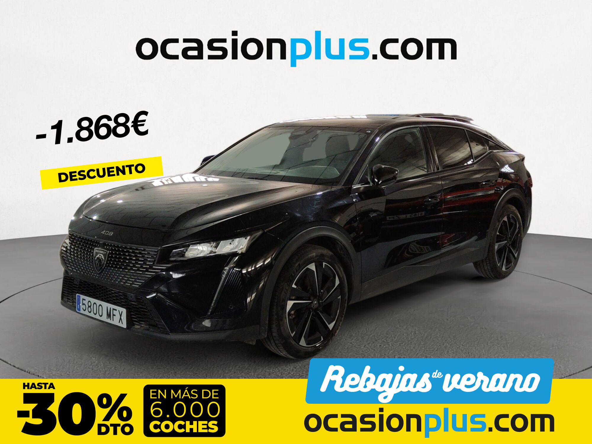 PEUGEOT 408 (Puretech 130 Allure Pack EAT8 96 kW (130 CV)) en Madrid