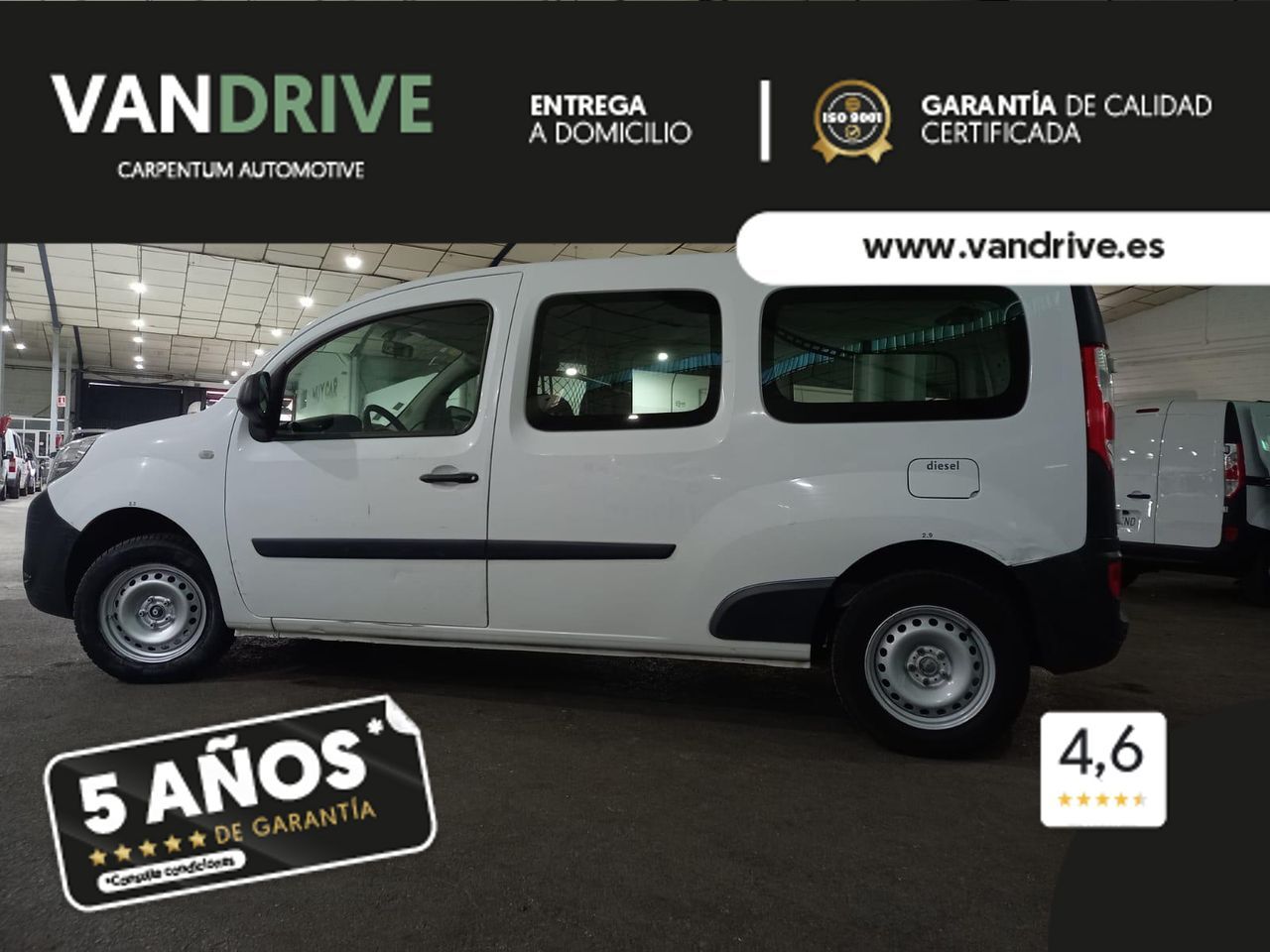RENAULT Kangoo (EXPRESS MAXI DSL 1.5 dCi Energy Confort) en Lugo