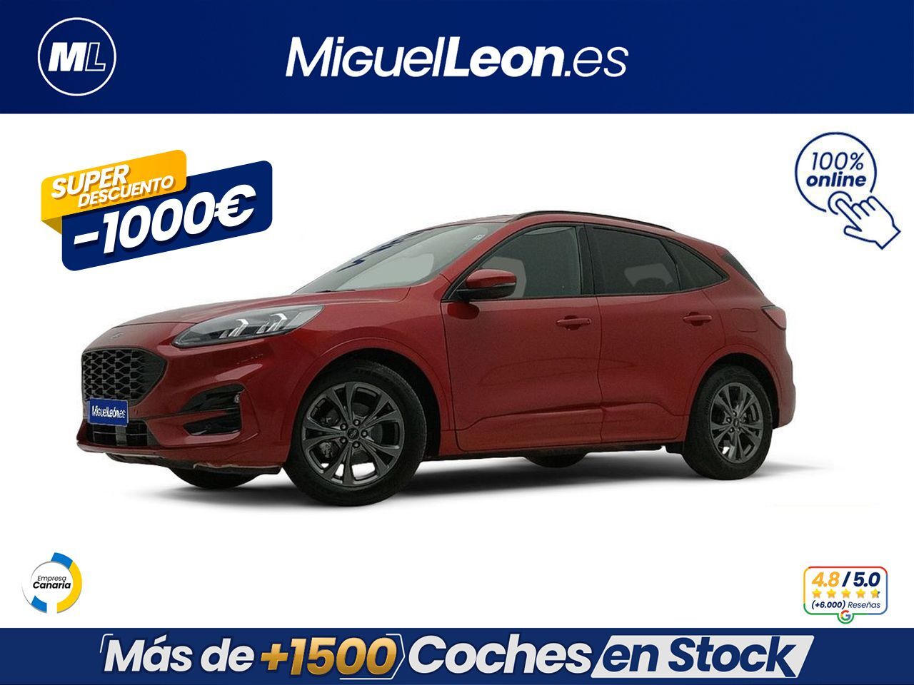 FORD Kuga (ST-Line 1.5 EcoBlue 88kW (120CV)) en Palmas, Las