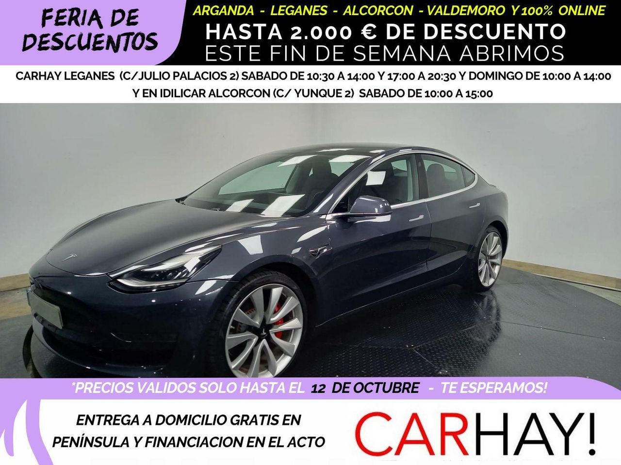 TESLA Model S (75 KWH PERFORMANCE DUAL MOTOR) en Madrid