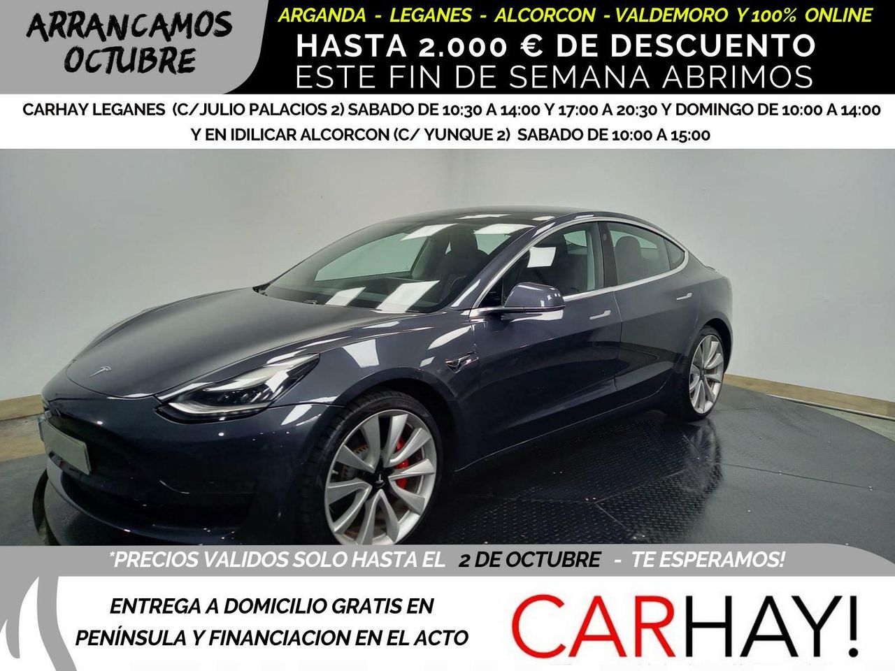 TESLA Model S (75 KWH PERFORMANCE DUAL MOTOR) en Madrid