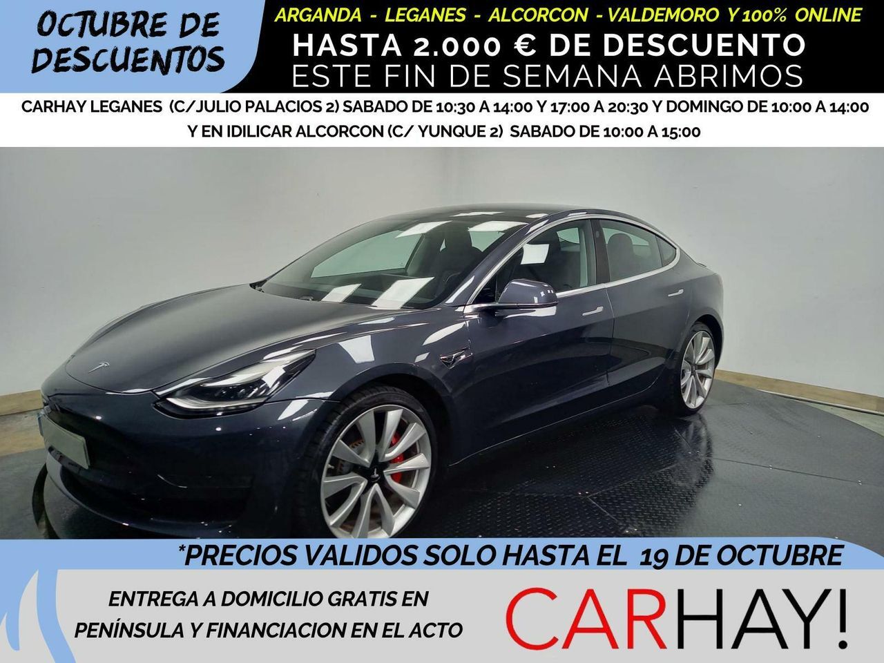 TESLA Model S (75 KWH PERFORMANCE DUAL MOTOR) en Madrid