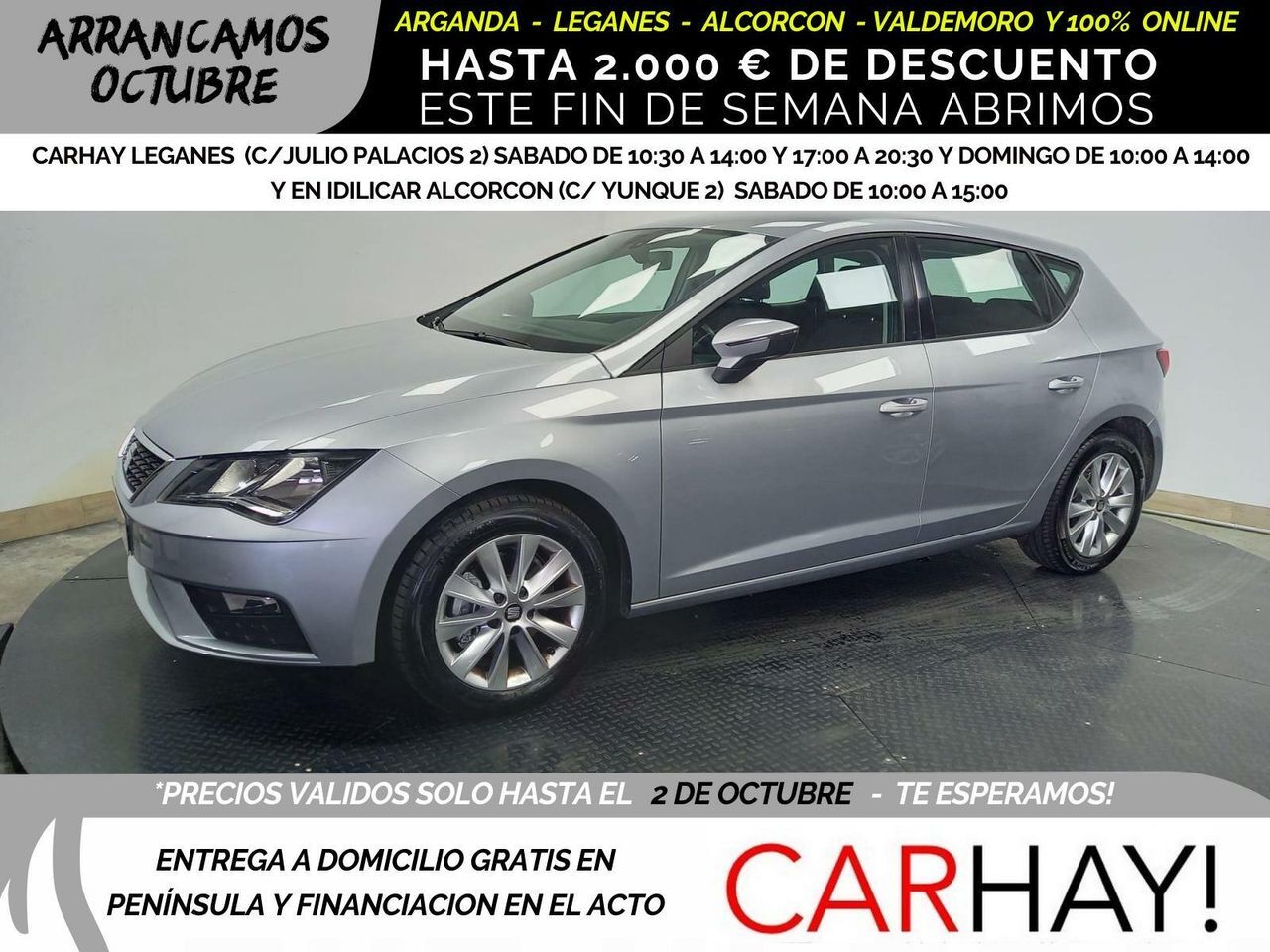 SEAT León (1.4 TGI GNC DSG-7 St&Sp Style) en Madrid