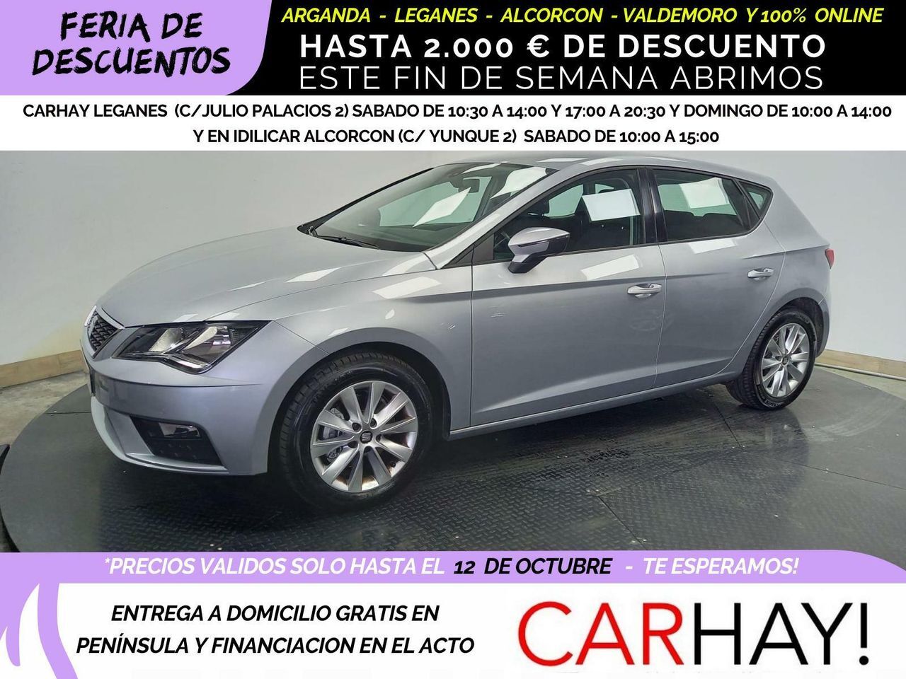 SEAT León (1.4 TGI GNC DSG-7 St&Sp Style) en Madrid