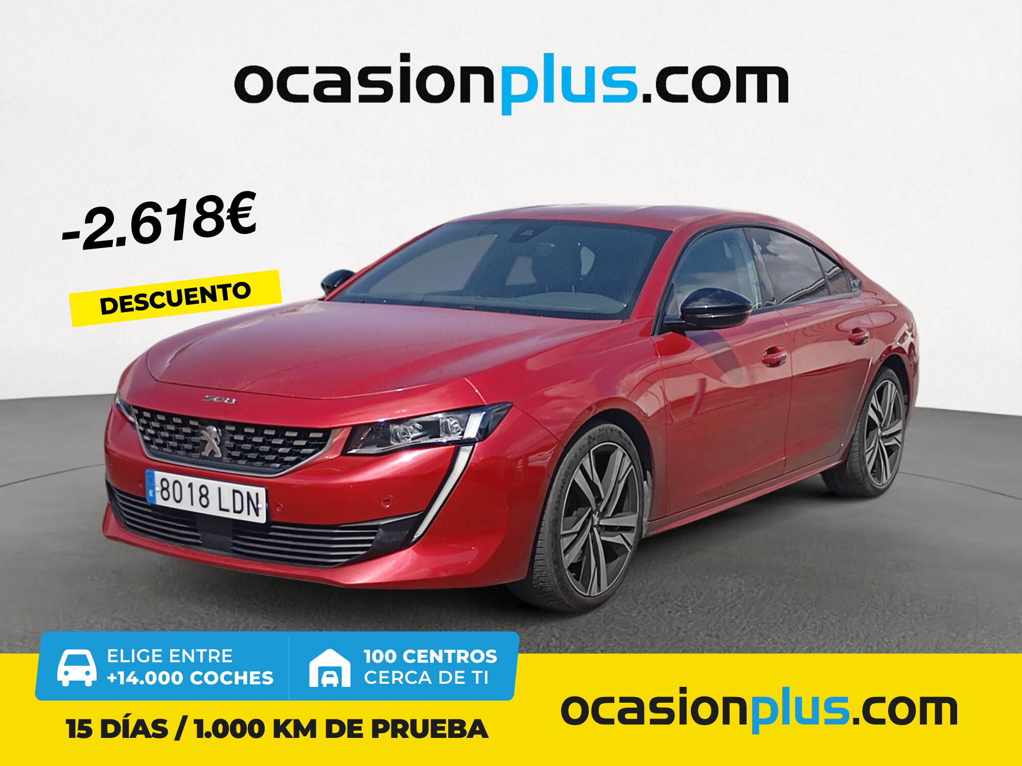 PEUGEOT 508 (BlueHDi 180 S&S GT EAT8 132 kW (180 CV)) en Madrid