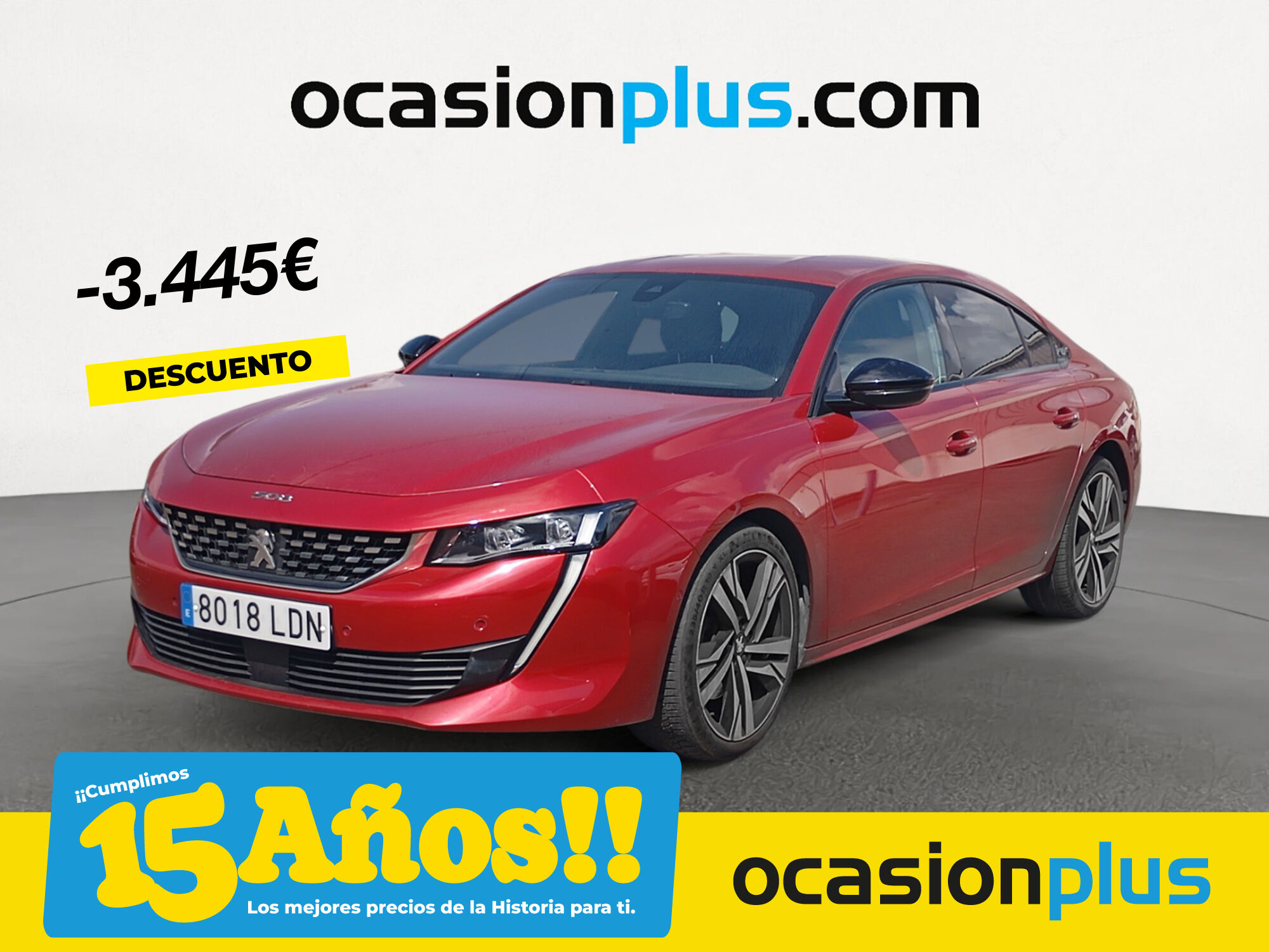 PEUGEOT 508 (BlueHDi 180 S&S GT EAT8 132 kW (180 CV)) en Madrid