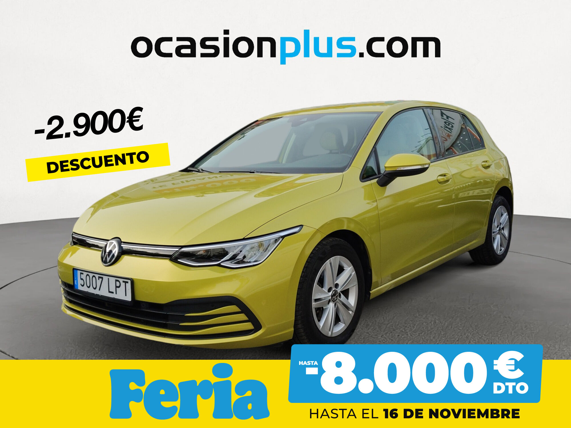 VOLKSWAGEN Golf (Life 1.5 TSI 96 kW (130 CV)) en Madrid