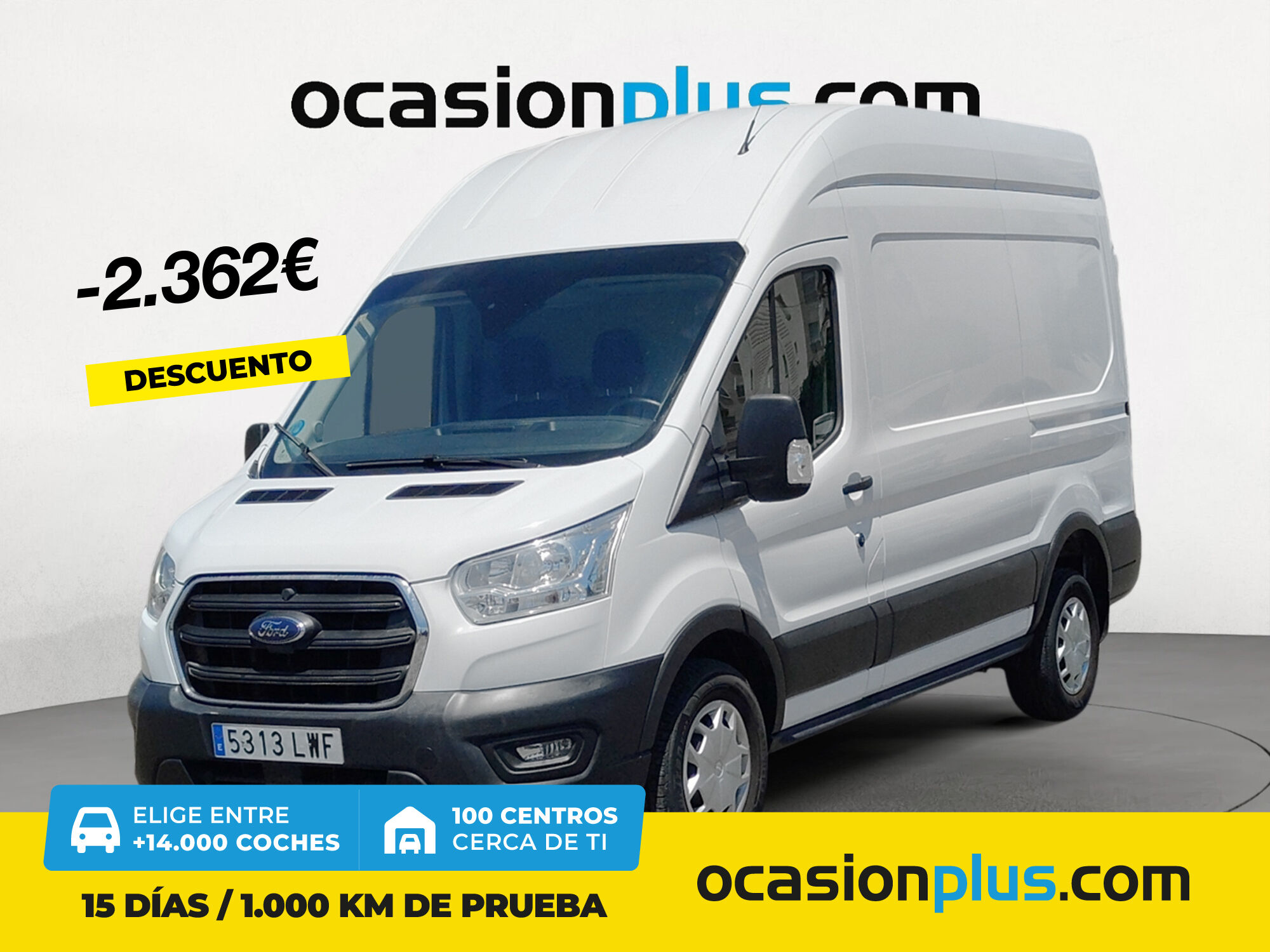 FORD Transit (Furgon 350 MHEV L2H2 Trend RWD 96 kW (130 CV)) en Madrid