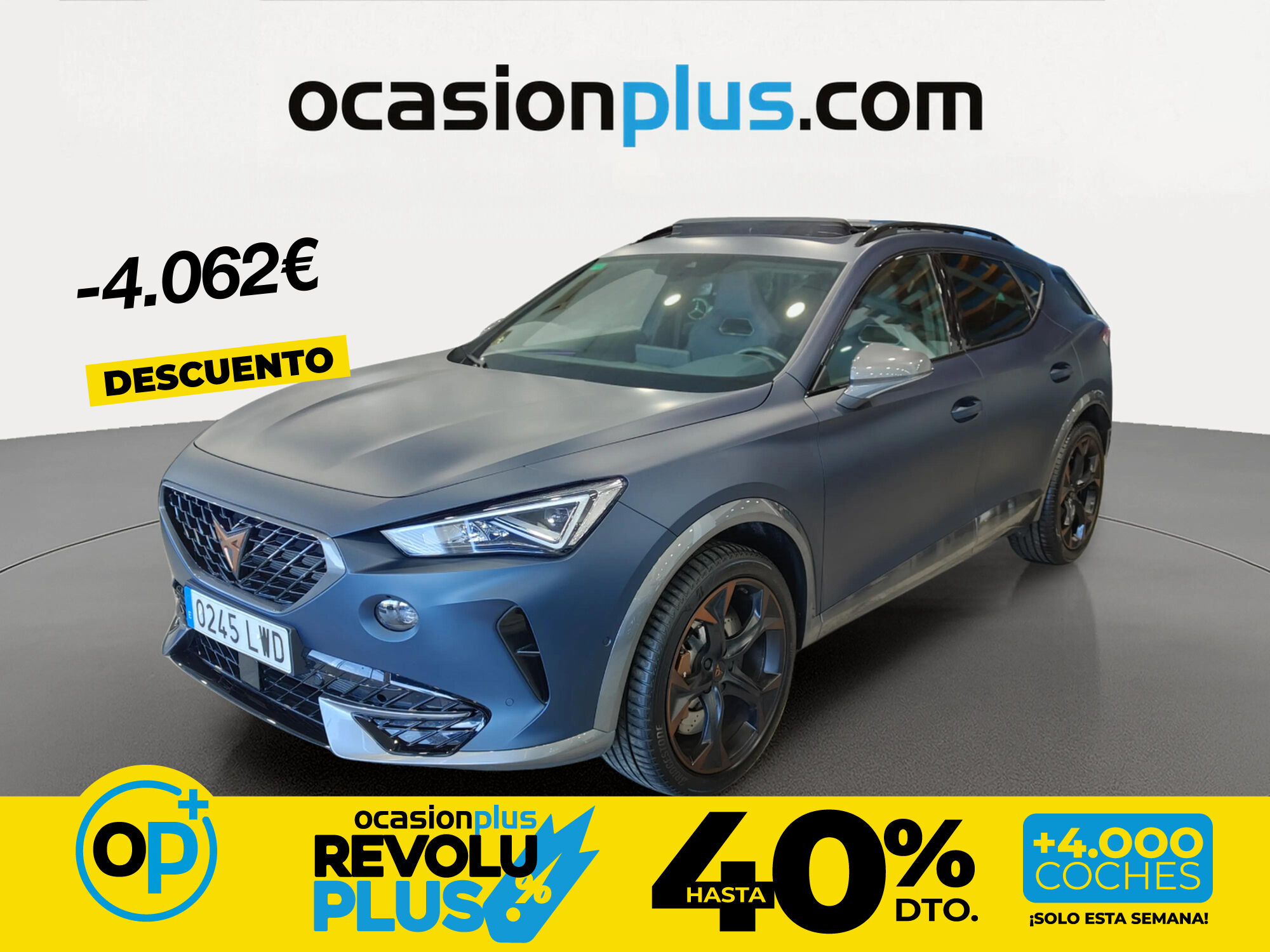 Foto del CUPRA Formentor 2.0 TSI Launch Edition Azul Petrol Mate DSG 4Drive