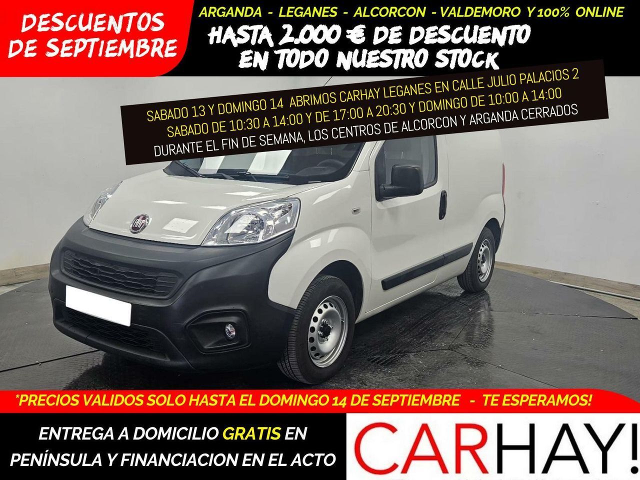 FIAT Fiorino (KASTEN 1.3 MULTIJET 80CV MT5 E6) en Madrid