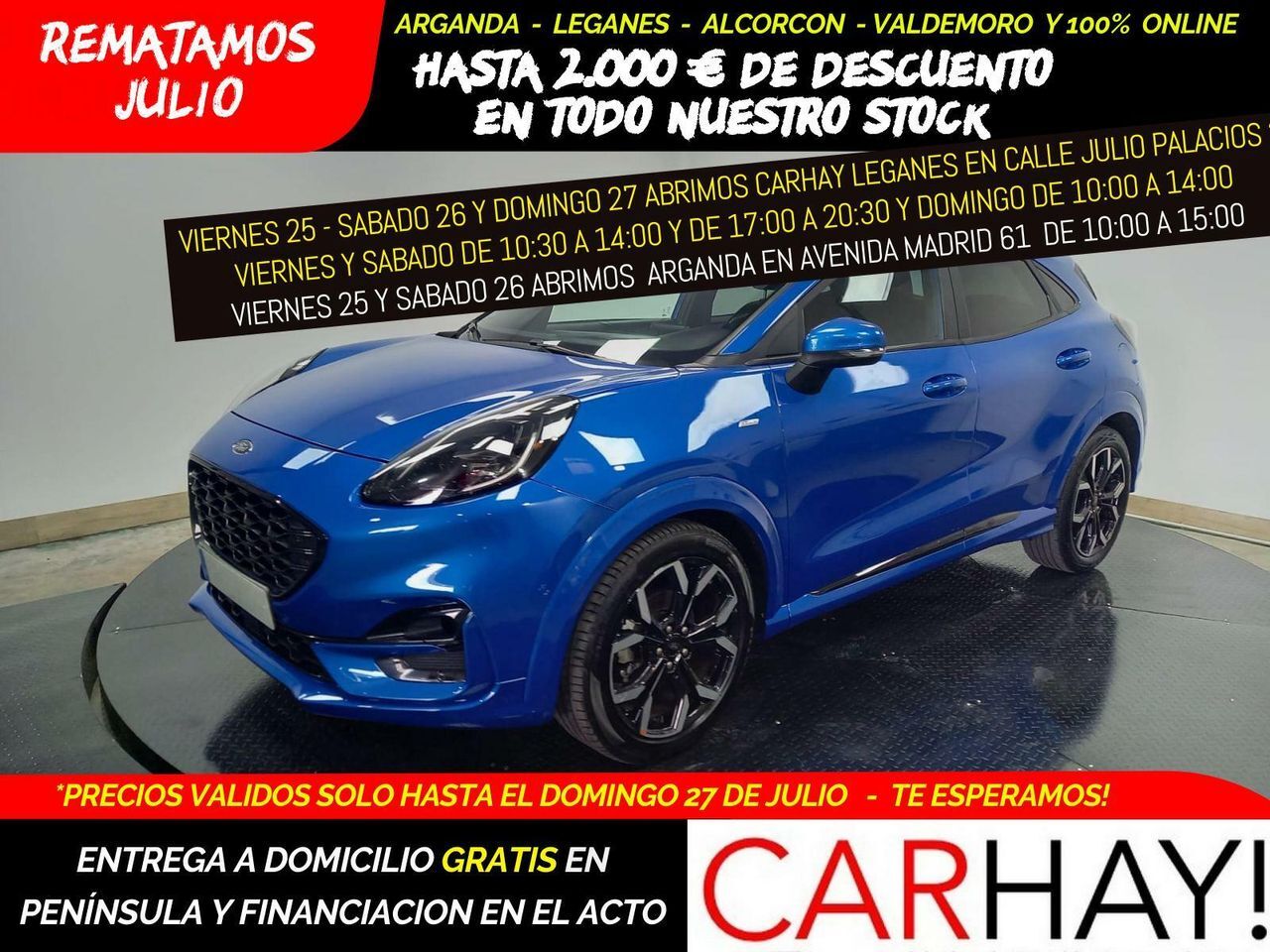 FORD Puma (ST LINE X 1.0 ECOBOOST MHEV 125 CV) en Madrid