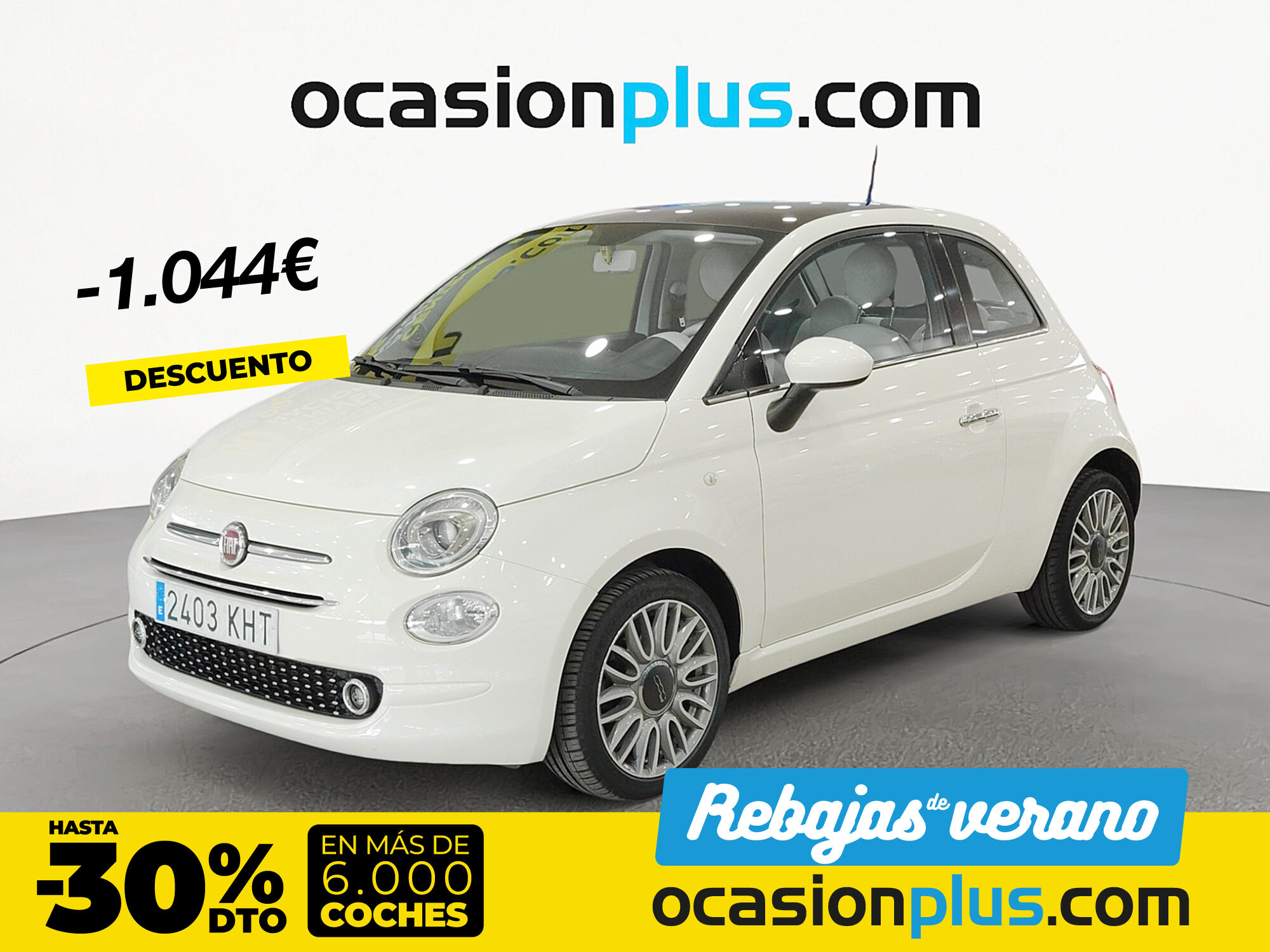FIAT 500 (1.2 8v Lounge 51 kW (69 CV)) en Madrid