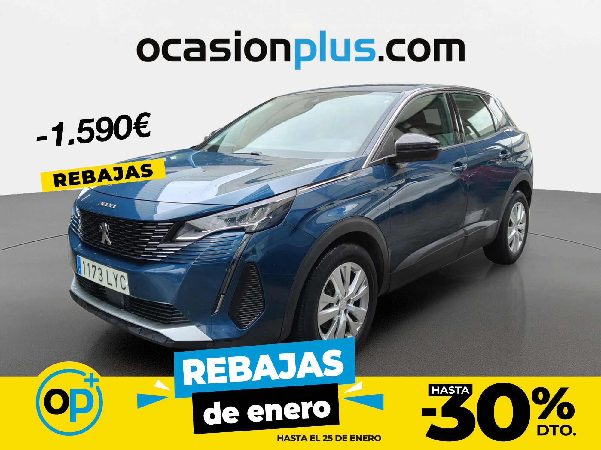PEUGEOT 3008 (BlueHDi 130 S&S Active Pack EAT8 96 kW (130 CV)) en Madrid