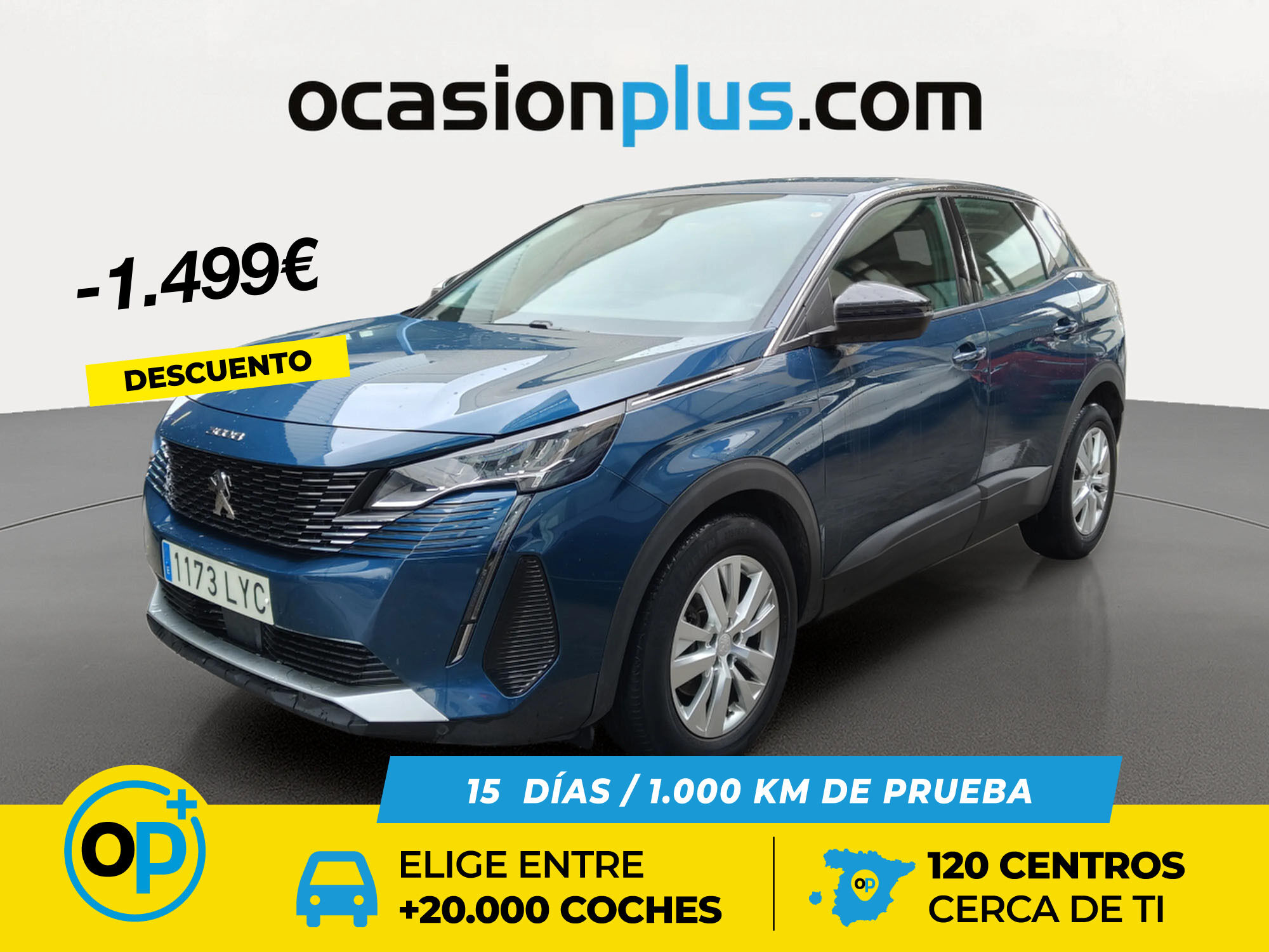 PEUGEOT 3008 (BlueHDi 130 S&S Active Pack EAT8 96 kW (130 CV)) en Madrid