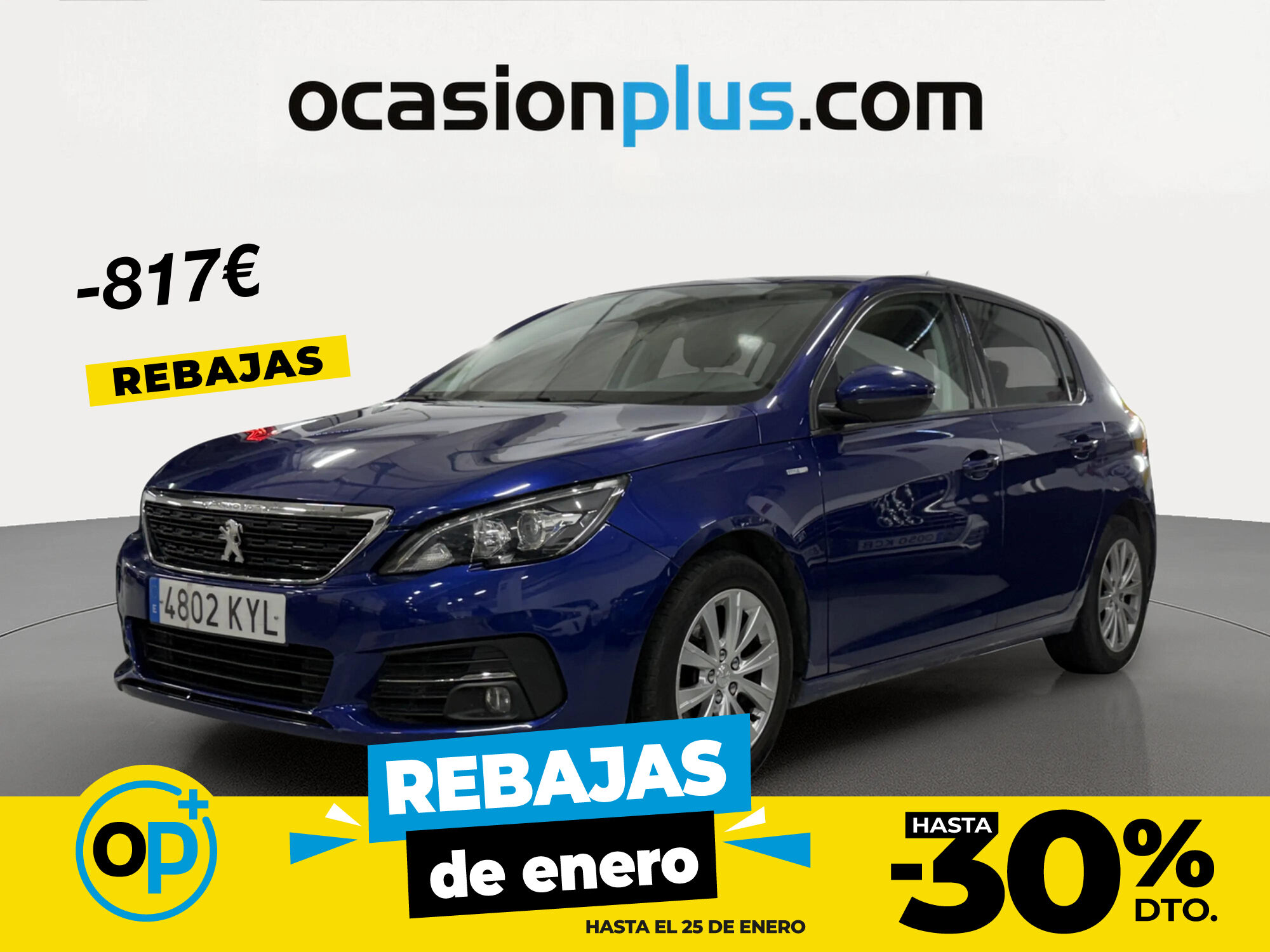 PEUGEOT 308 (BlueHDi 100 Style 75 kW (100 CV)) en Madrid