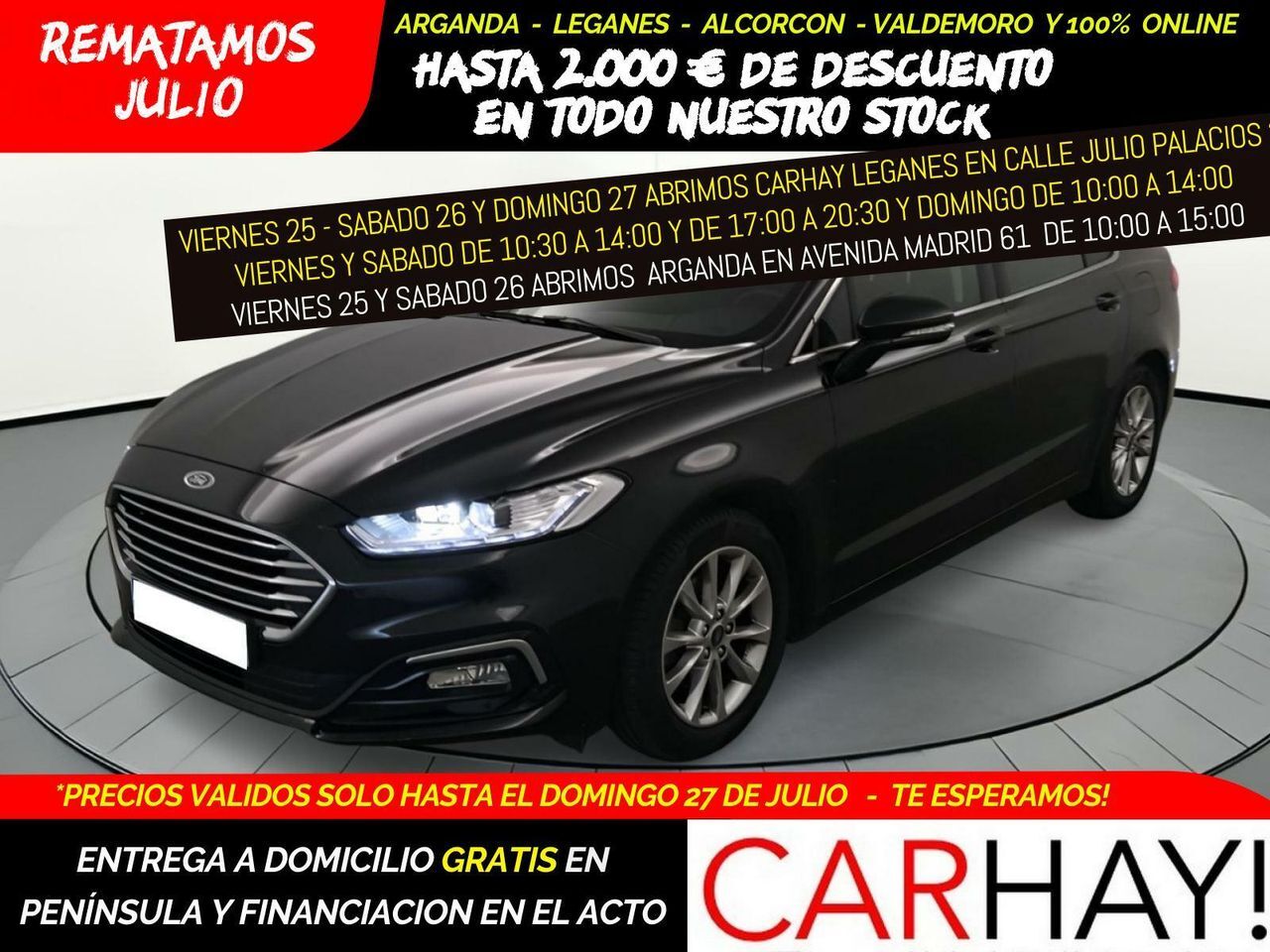 FORD Mondeo (2.0 TDCI 110KW (150CV) TITANIUM) en Madrid