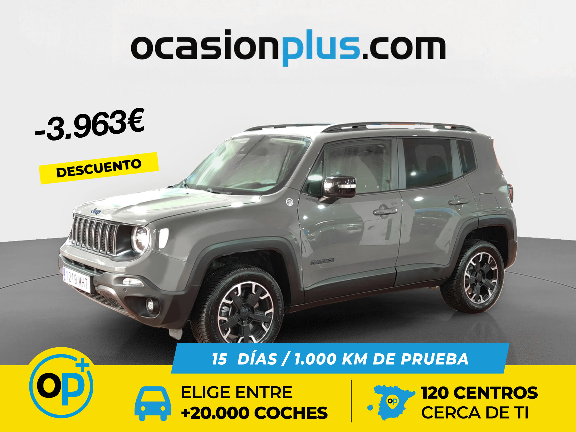JEEP Renegade (1.3 PHEV Trailhawk AWD AT 177 kW (240 CV)) en Madrid