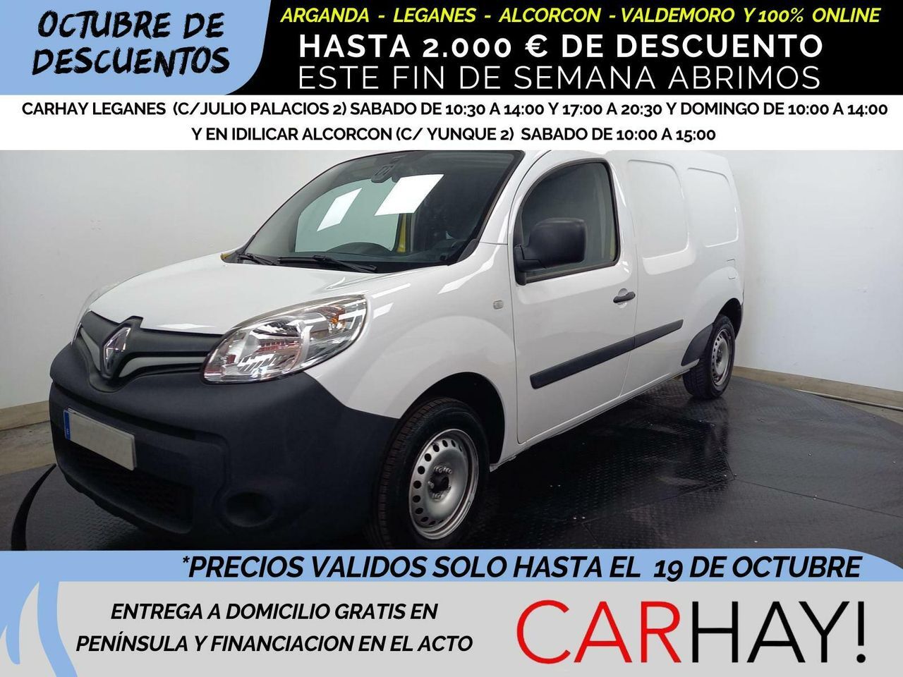 RENAULT Kangoo (EXPRESS Maxi 2p Blue dCi 70 kW (95CV)) en Madrid