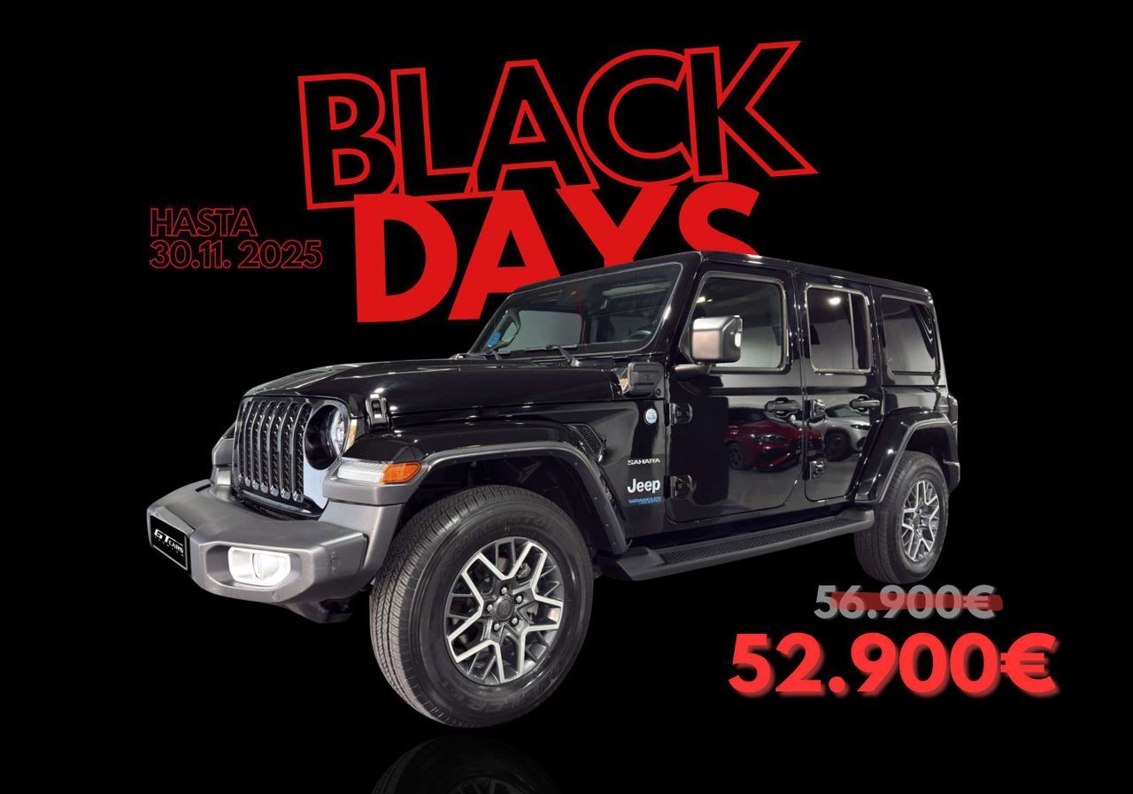 JEEP Wrangler (2.0 Sahara 8 ATX E6D PHEV) en Palmas, Las