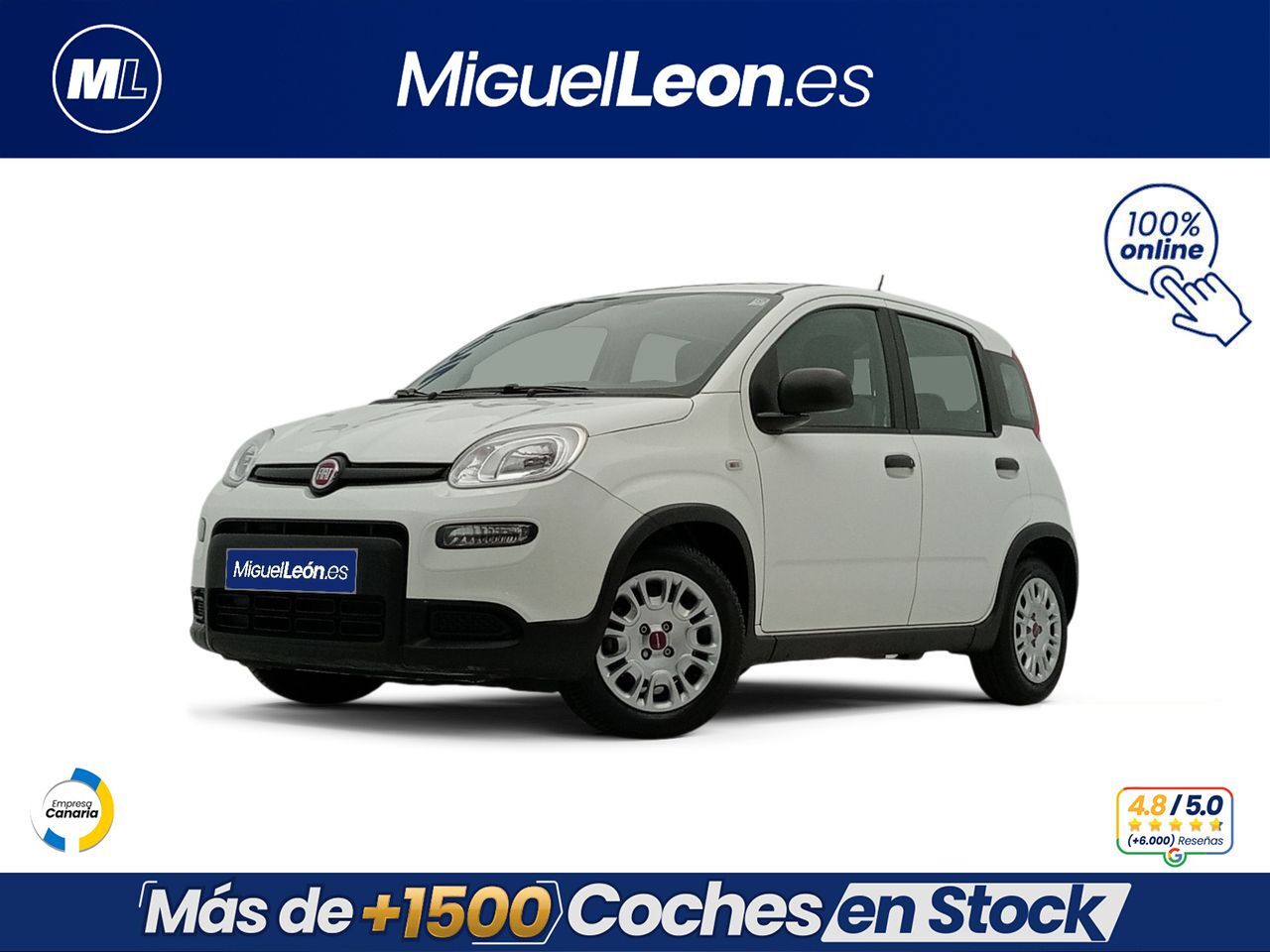 FIAT Panda (Panda Hybrid 1.0 51kw (70CV)) en Palmas, Las