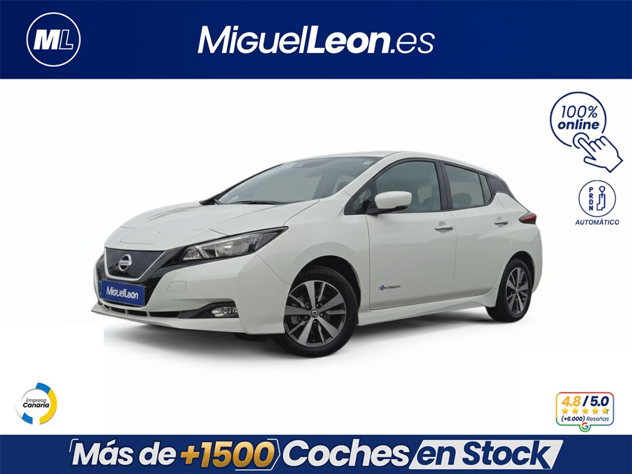 NISSAN Leaf (40kWh Acenta) en Palmas, Las