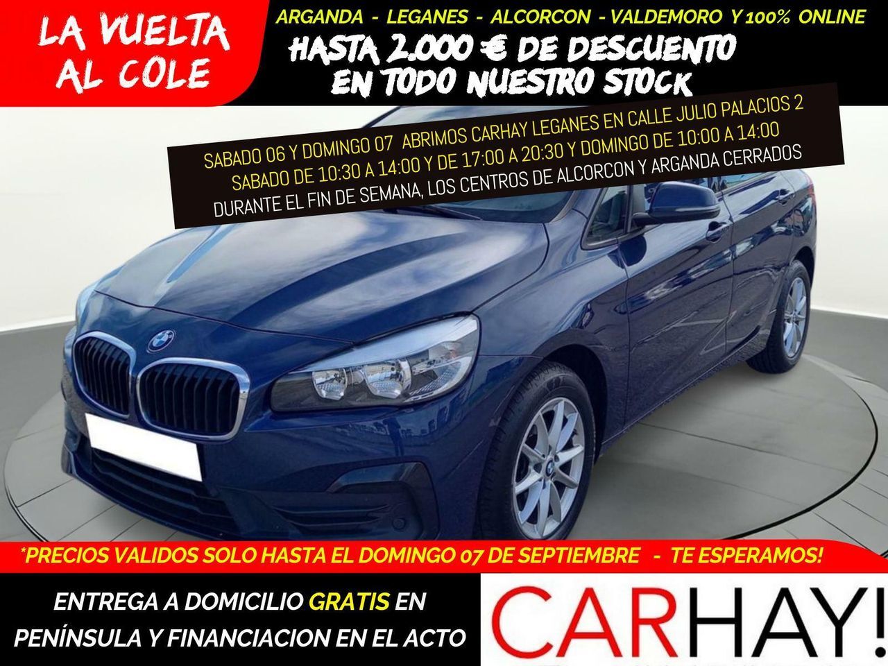 BMW Serie 2 (216 D ADBLUE (EU6D-TEMP)) en Madrid