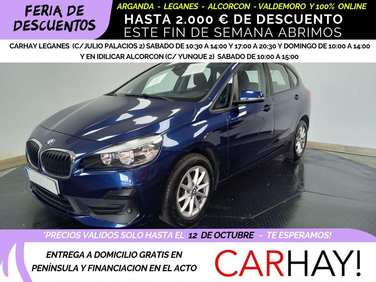 BMW Serie 2 (216 D ADBLUE (EU6D-TEMP)) en Madrid